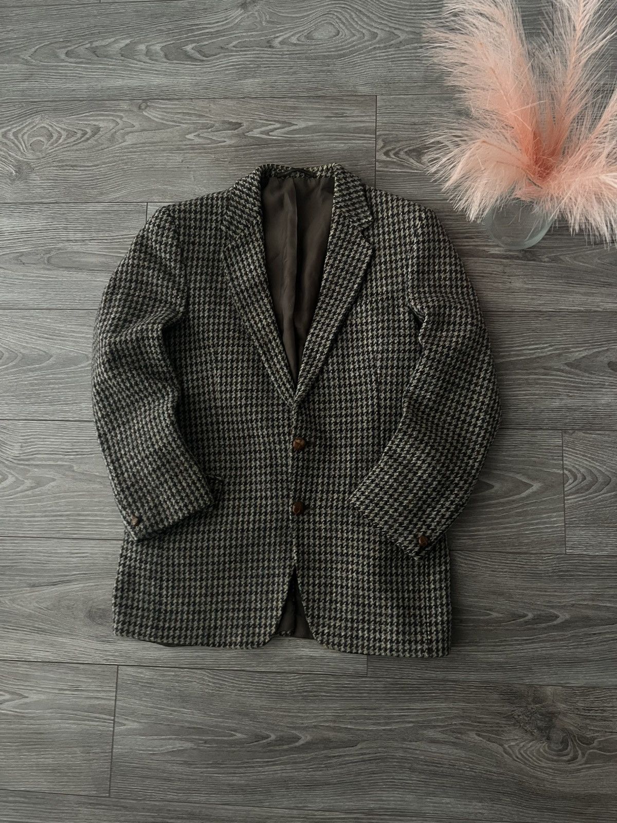 ‼️Harris Tweed Vintage 100% Wool Casual Oldmoney Blazer‼️