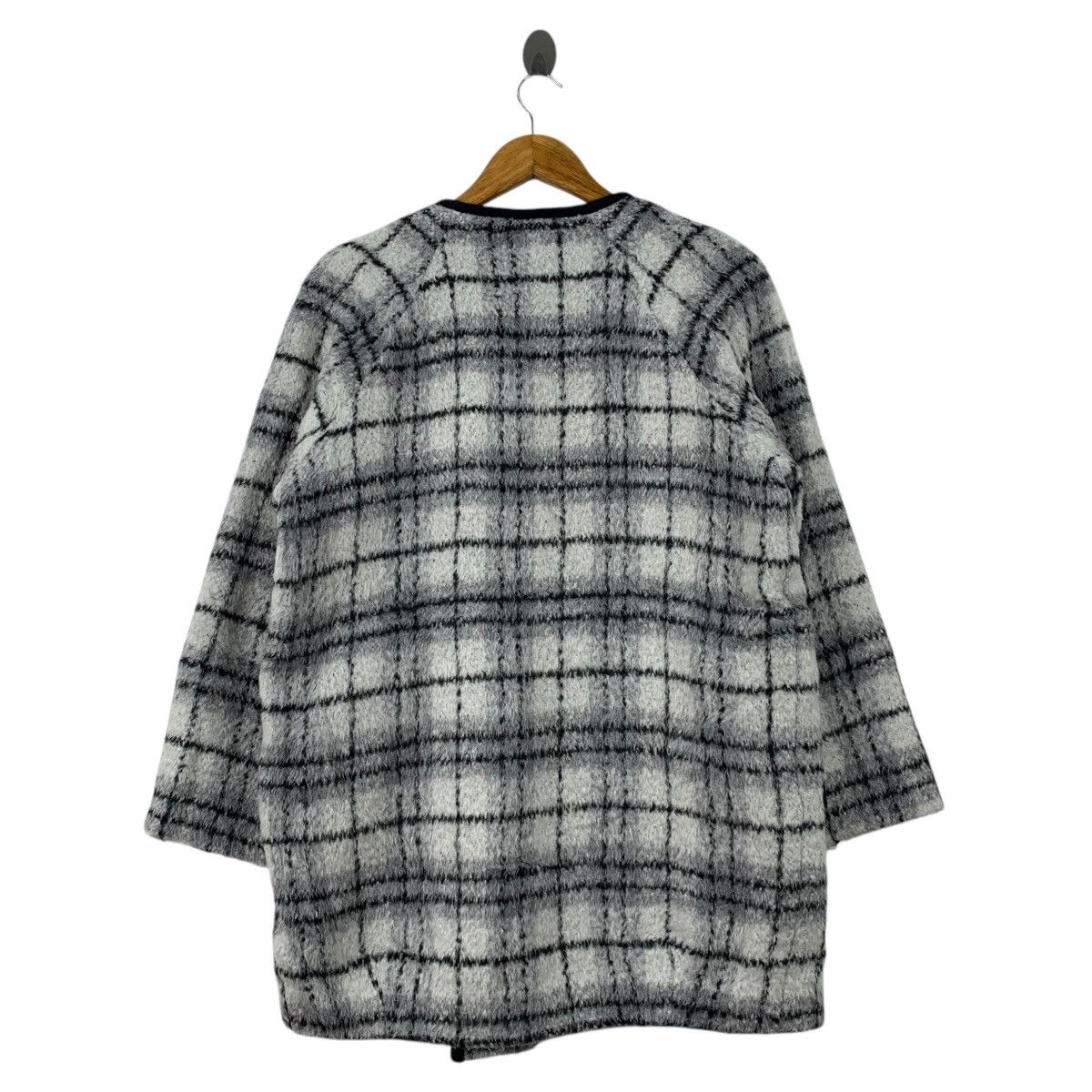 Japanese Brand × LOWRYS FARM LOWRYS FARM Japanese Brand Checkered Wool Long Coat Jacket Size M / US 6-8 / IT 42-44 - 2 Thumbnail
