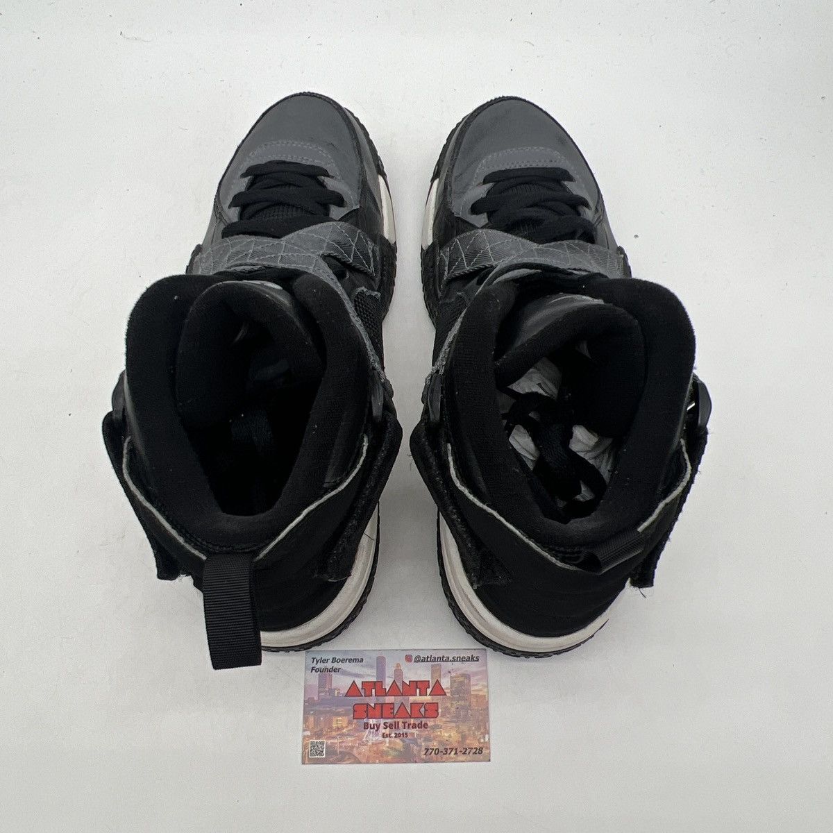 Nike Air raid black flint grey Size US 10.5 / EU 43-44 - 5 Thumbnail