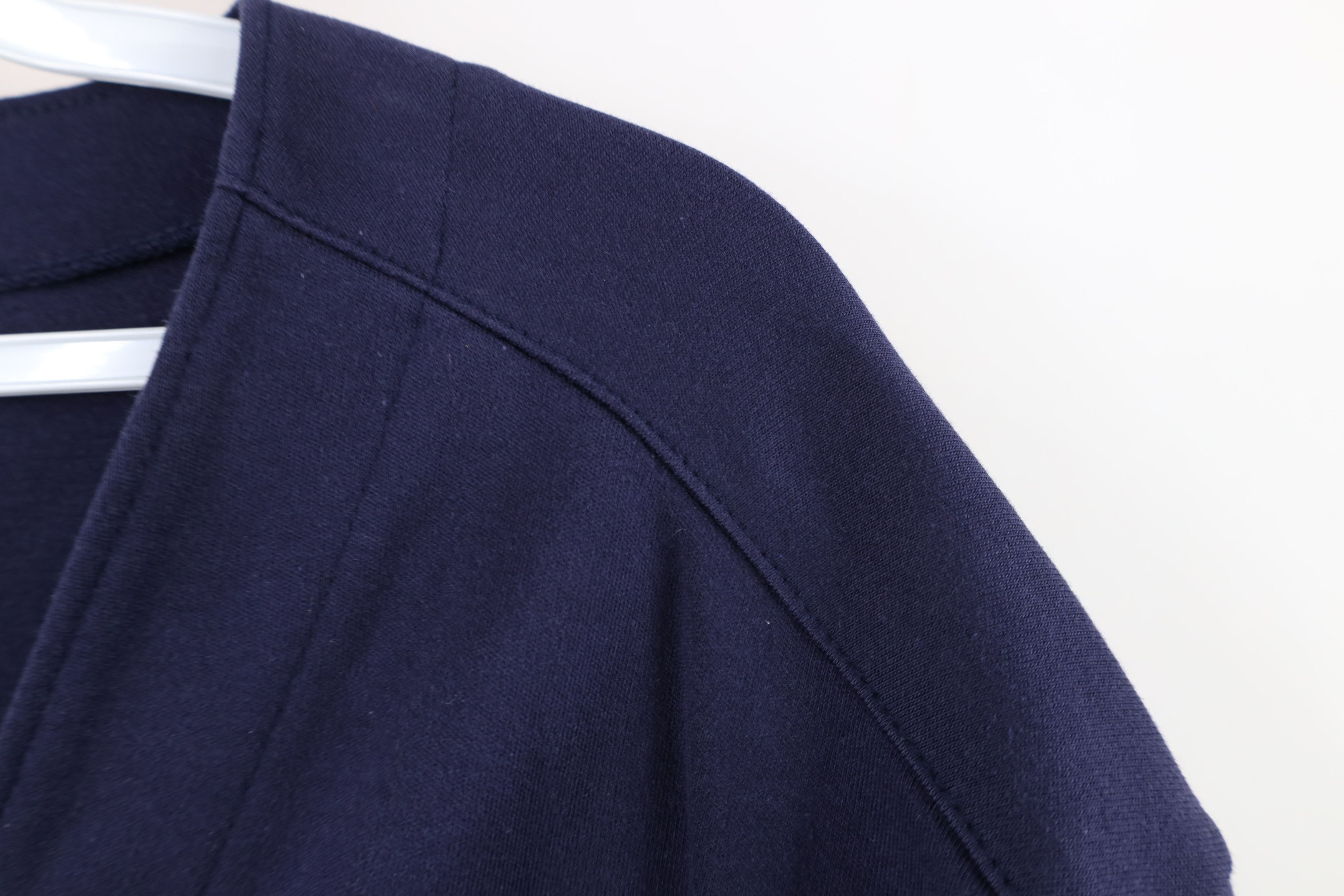 Lands' End Vintage 90s Lands End Cardigan Sweater Navy Blue Cotton Size L / US 10 / IT 46 - 7 Thumbnail