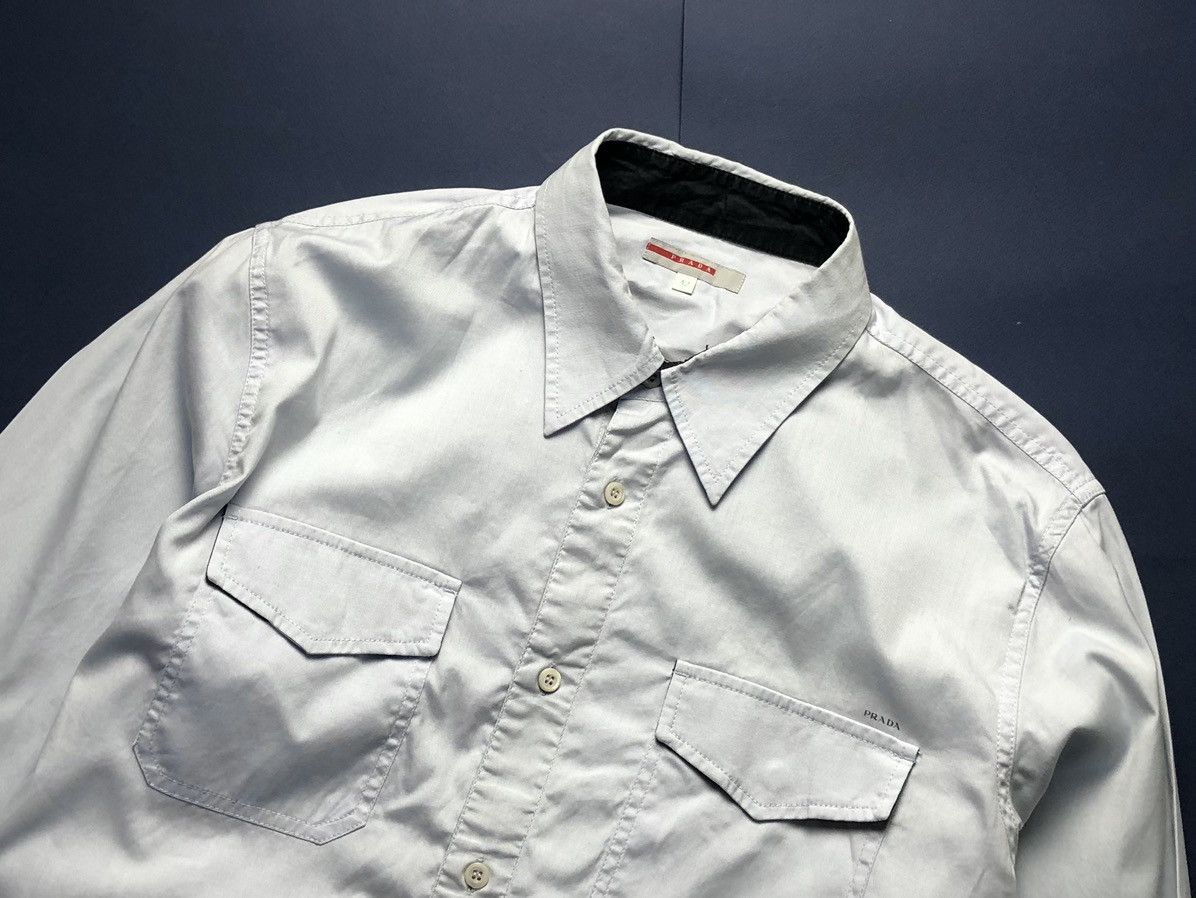 Prada Prada light blue shirt Size US M / EU 48-50 / 2 - 2 Thumbnail