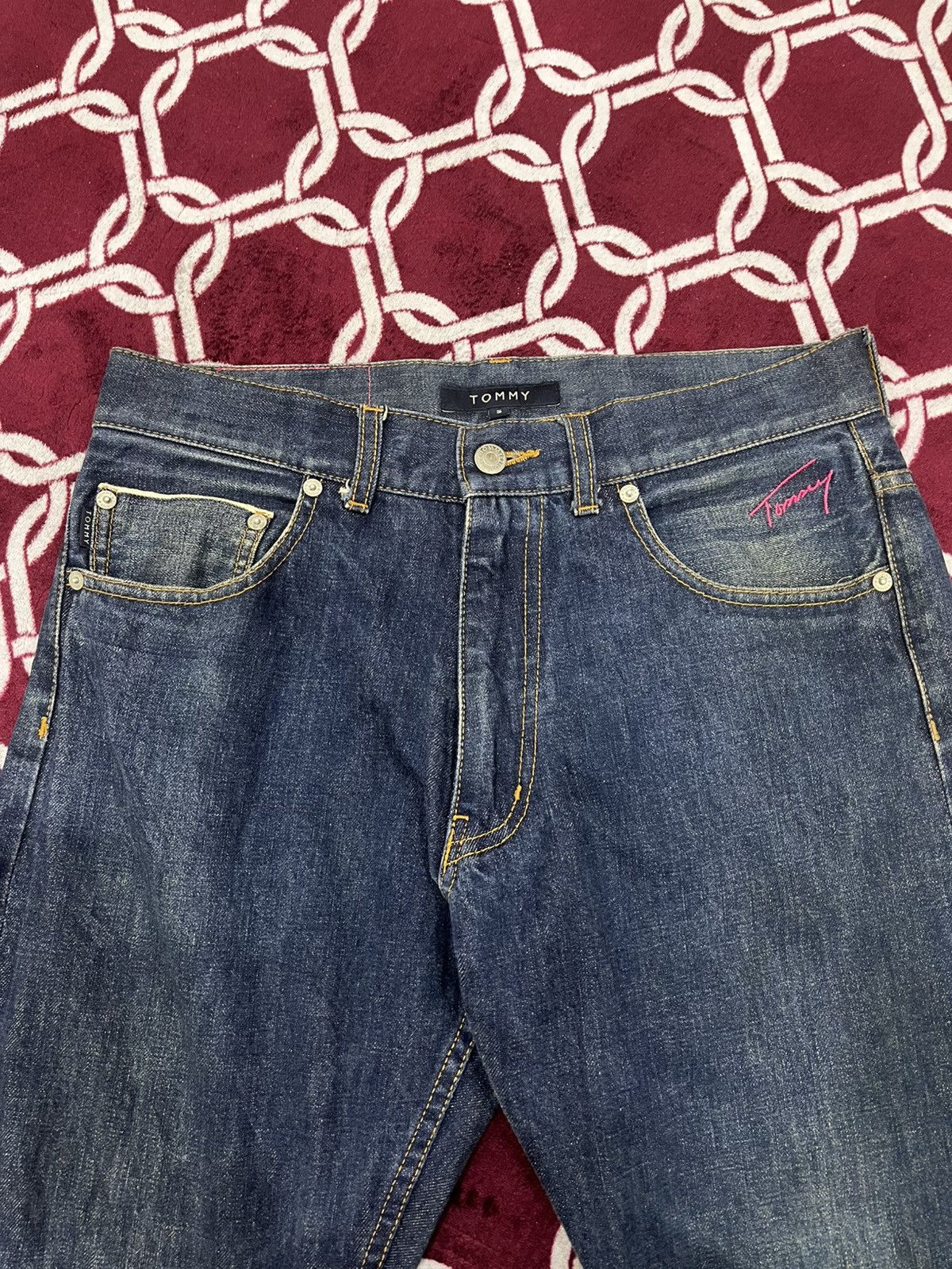 Tommy Hilfiger Tommy Hilfiger Red Selvedge Denim Size US 31 - 6 Thumbnail