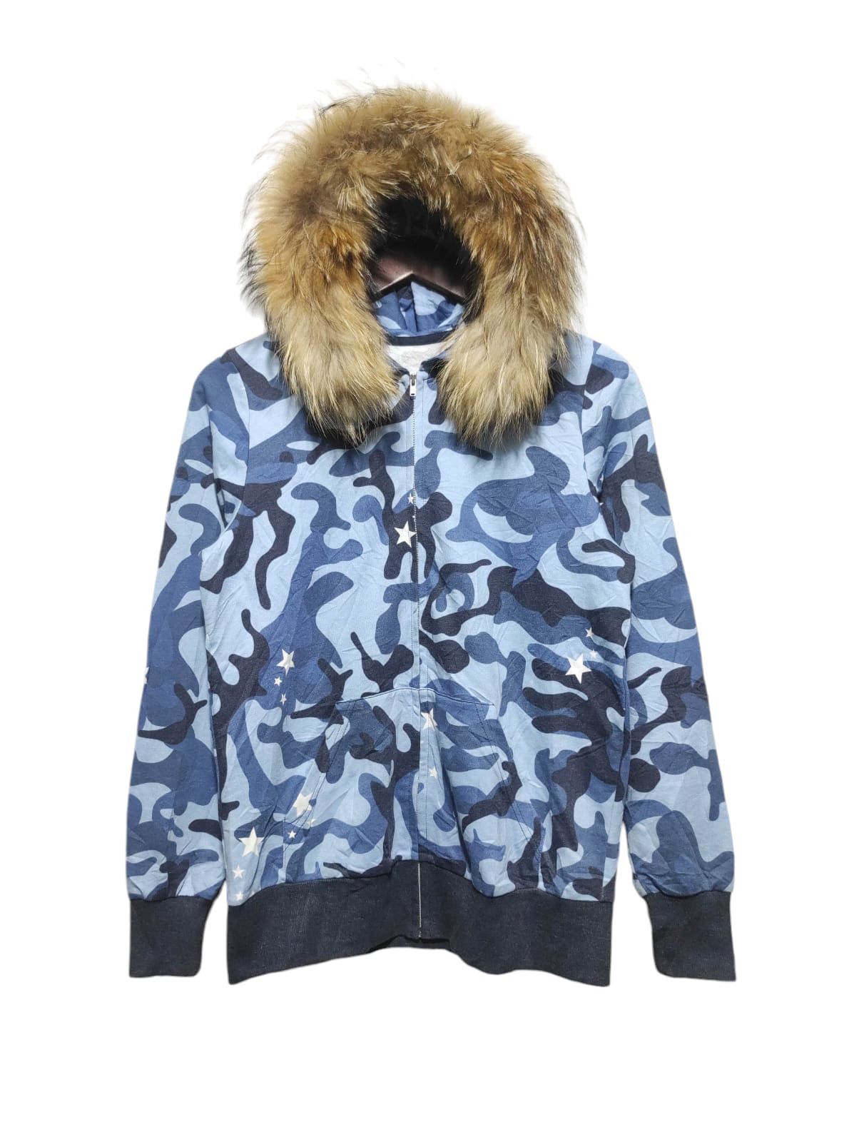 If Six Was Nine Cat In The Closet Camo Zip Fur Hoodie IfSixWasNine LGB style Size US S / EU 44-46 / 1 - 1 Thumbnail