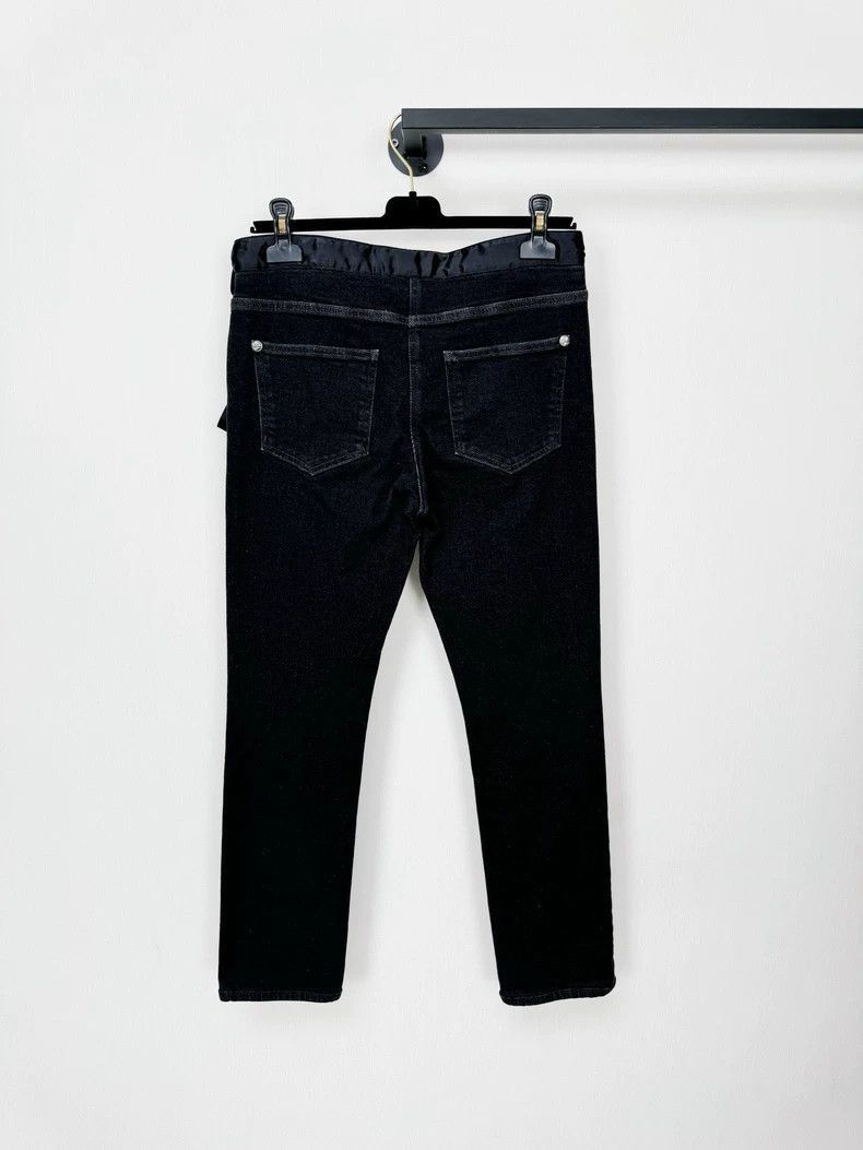 Chanel Chanel Denim Pants with Ribbon Detail -2505 Size 37" - 8 Thumbnail
