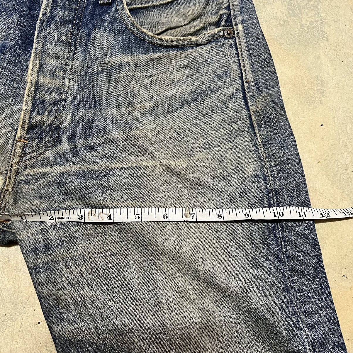 Levi's Vintage Levis Big E Lot 501 Selvedge Distressed Denim Jeans Size US 29 - 13 Thumbnail