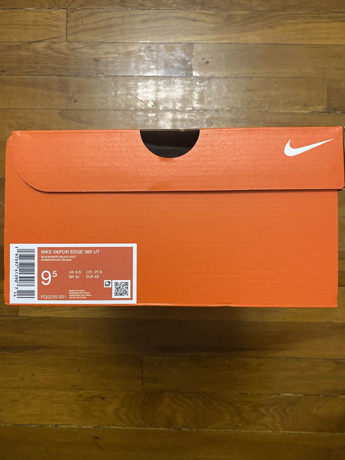 Nike Size 9.5 - Nike Vapor Edge 360 Untouchable Black Men’s Size US 9.5 / EU 42-43 - 10 Thumbnail
