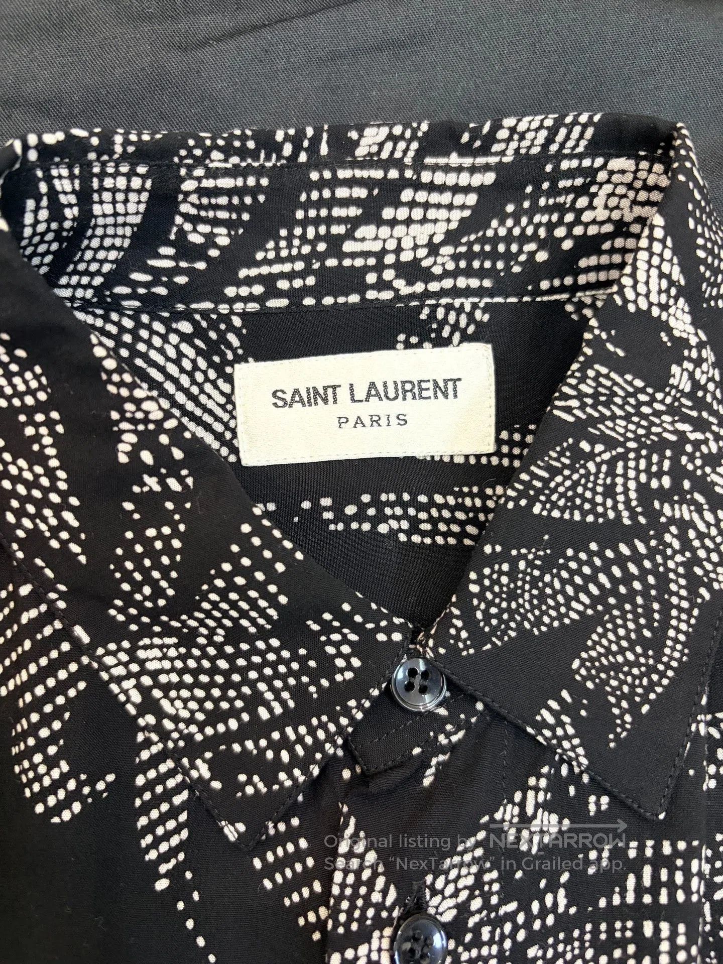 Saint Laurent Paris Saint Laurent SLP 20SS Palm Tree Silk Shirt. Size US M / EU 48-50 / 2 - 3 Thumbnail