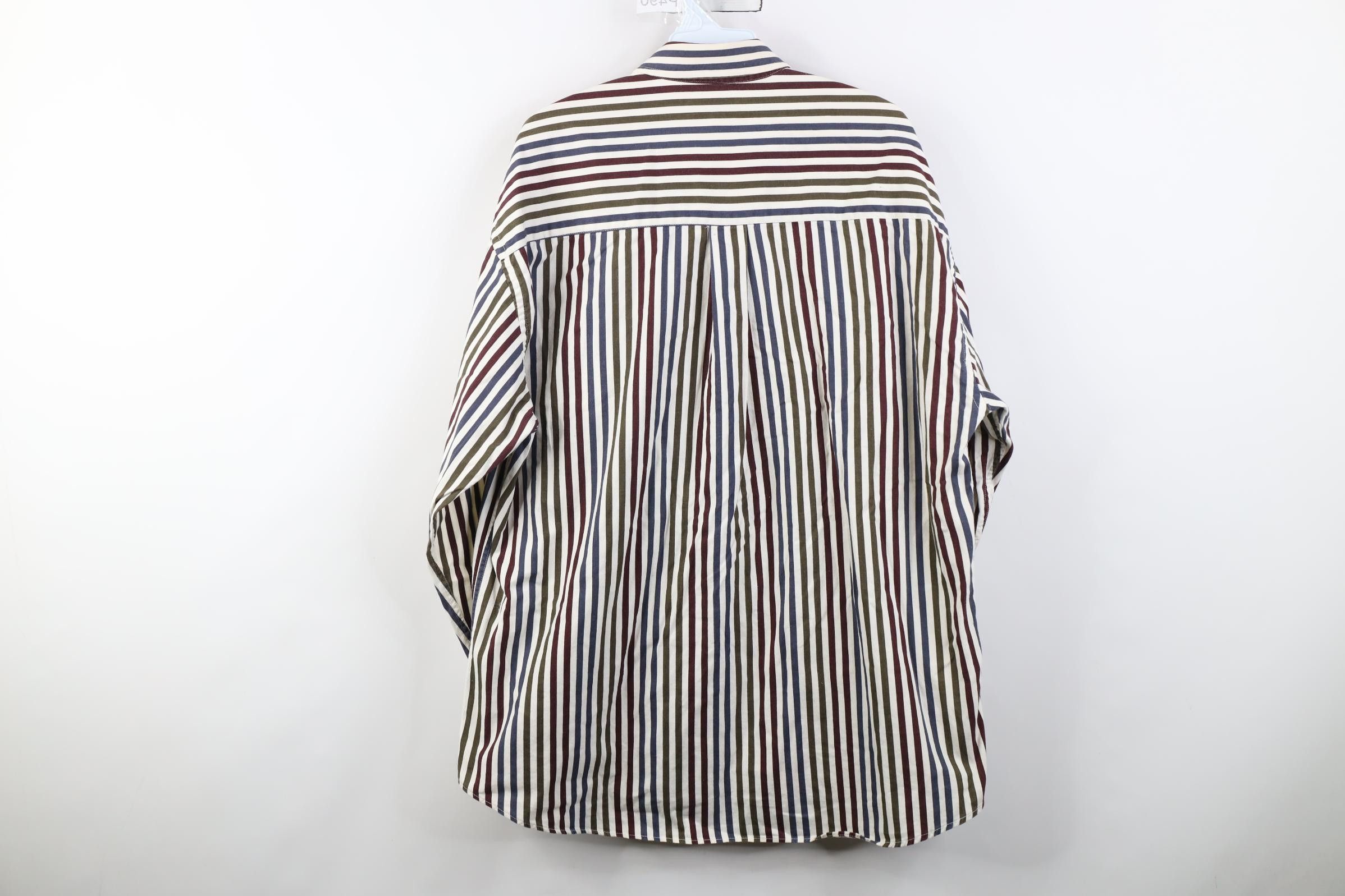 Vintage Vintage 90s Streetwear Twill Collared Button Down Shirt Size US L / EU 52-54 / 3 - 9 Thumbnail