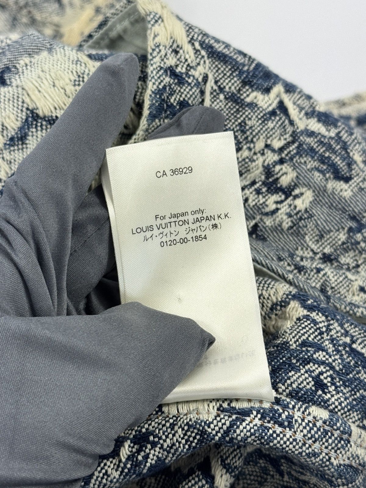 Louis Vuitton x Virgil Abloh 2022 Floral Distressed Denim Jacket Size US M / EU 48-50 / 2 - 15 Thumbnail