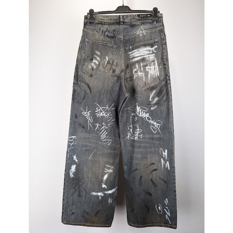 Balenciaga o1rshd1 Q:2 / Baggy Pants / Jeans in Light Blue Size US 34 / EU 50 - 10 Thumbnail