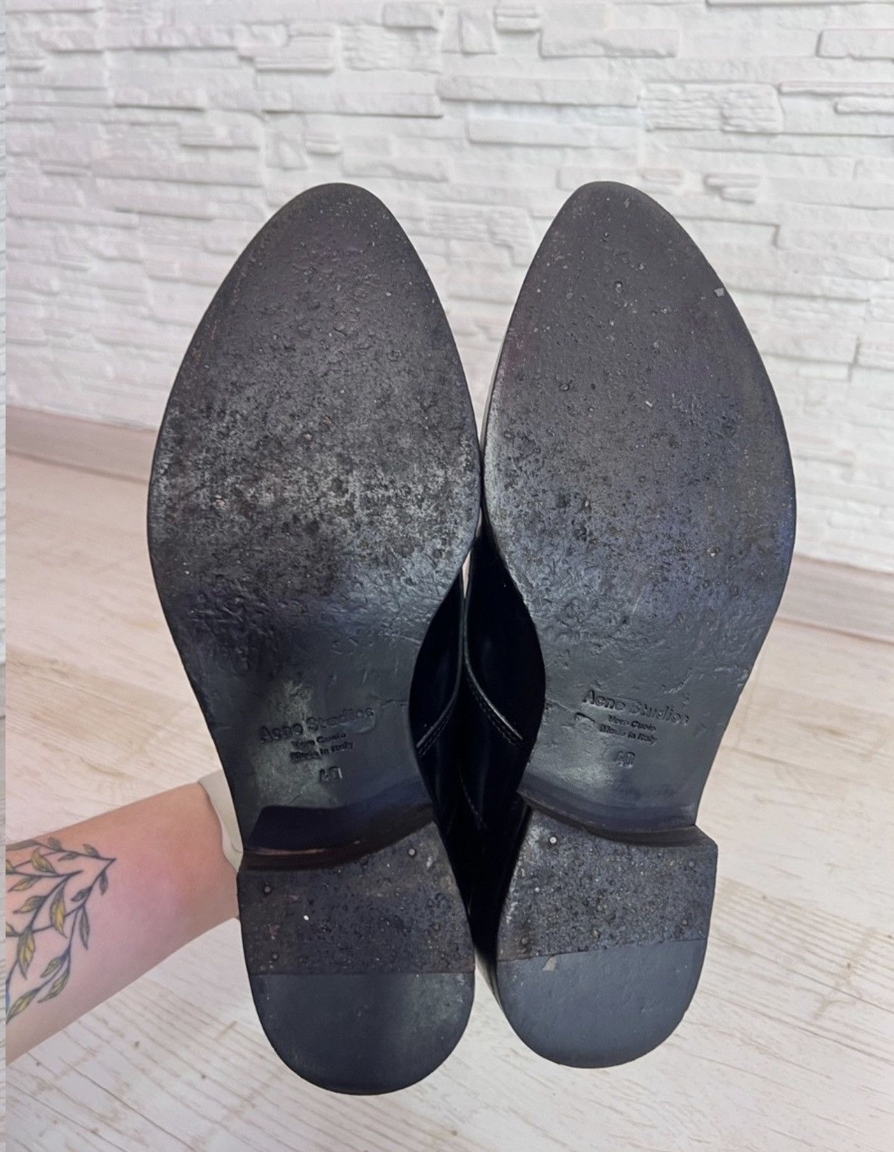 Acne Studios Acne Studios Lark Chunky Leather Loafers Size 40 Size US 10 / IT 40 - 14 Thumbnail