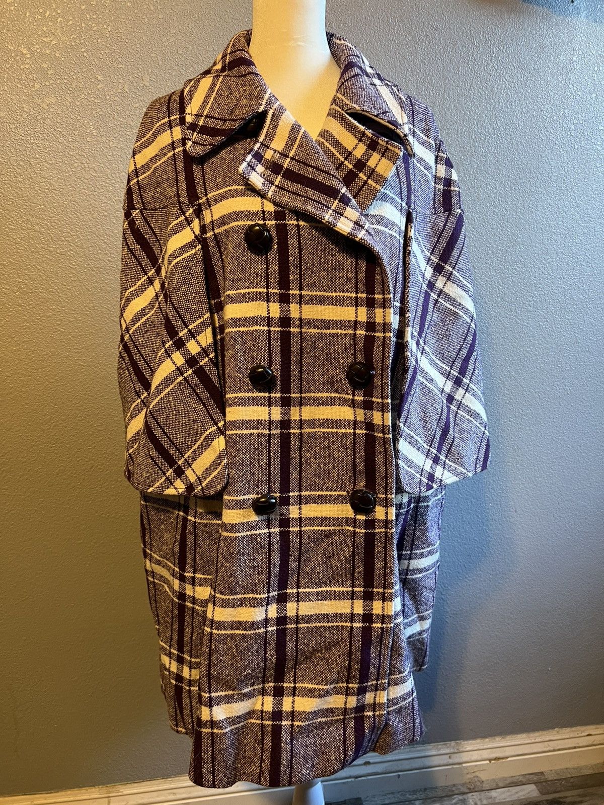 Gucci Gucci plaid print cape Size XS / US 0-2 / IT 36-38 - 1 Thumbnail