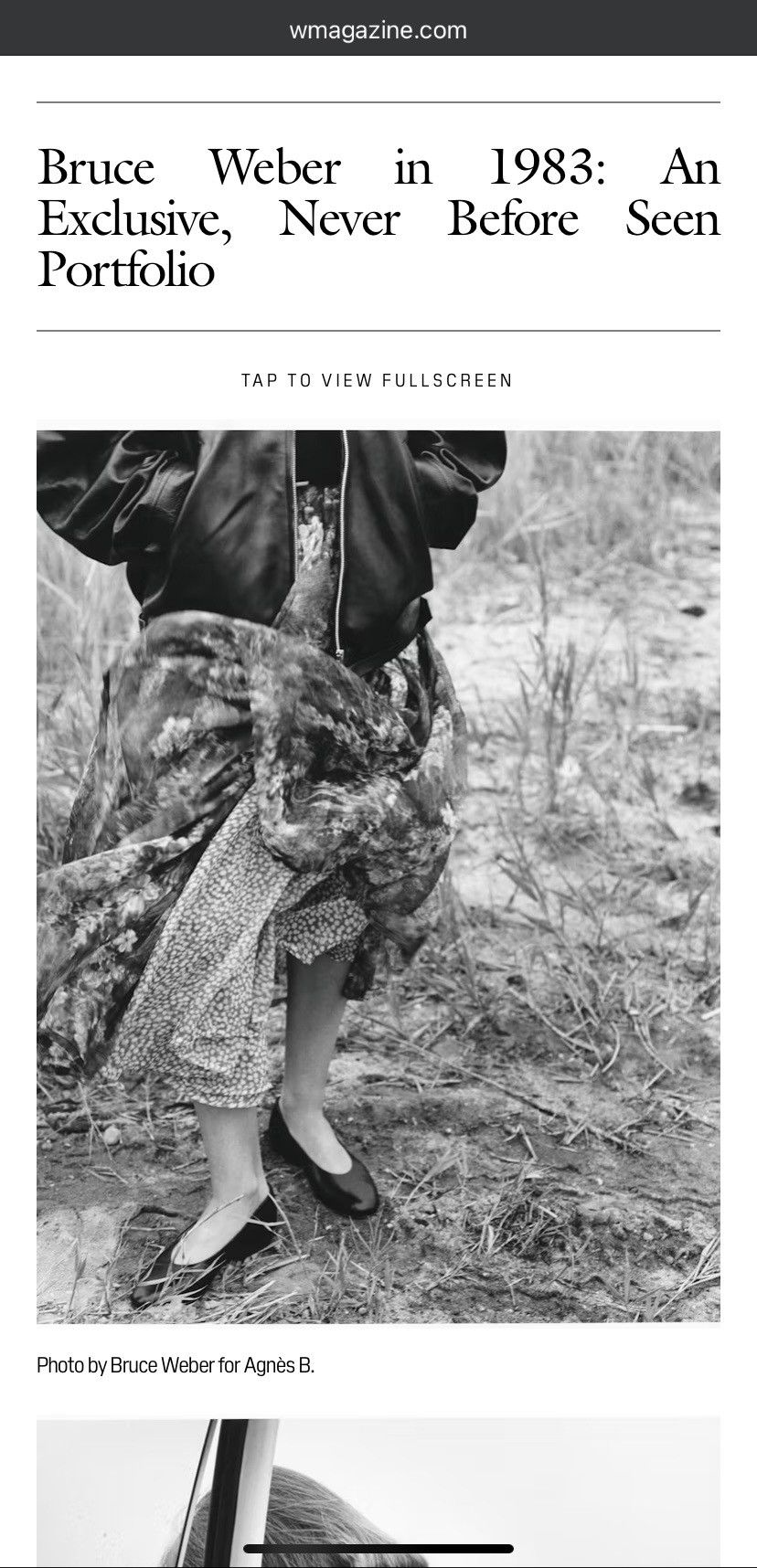 Vintage × Weber × agnes b. 🔥🔥🔥RARE!!1983 Bruce weber for Agnes B Size US M / EU 48-50 / 2 - 13 Thumbnail