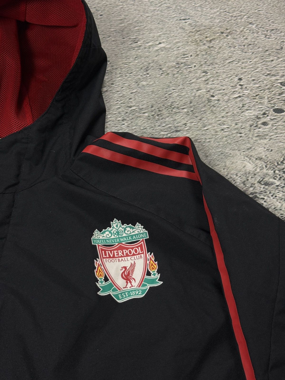 Adidas Liverpool 09 Adidas track jacket asymmetric champions league Size US XL / EU 56 / 4 - 3 Thumbnail