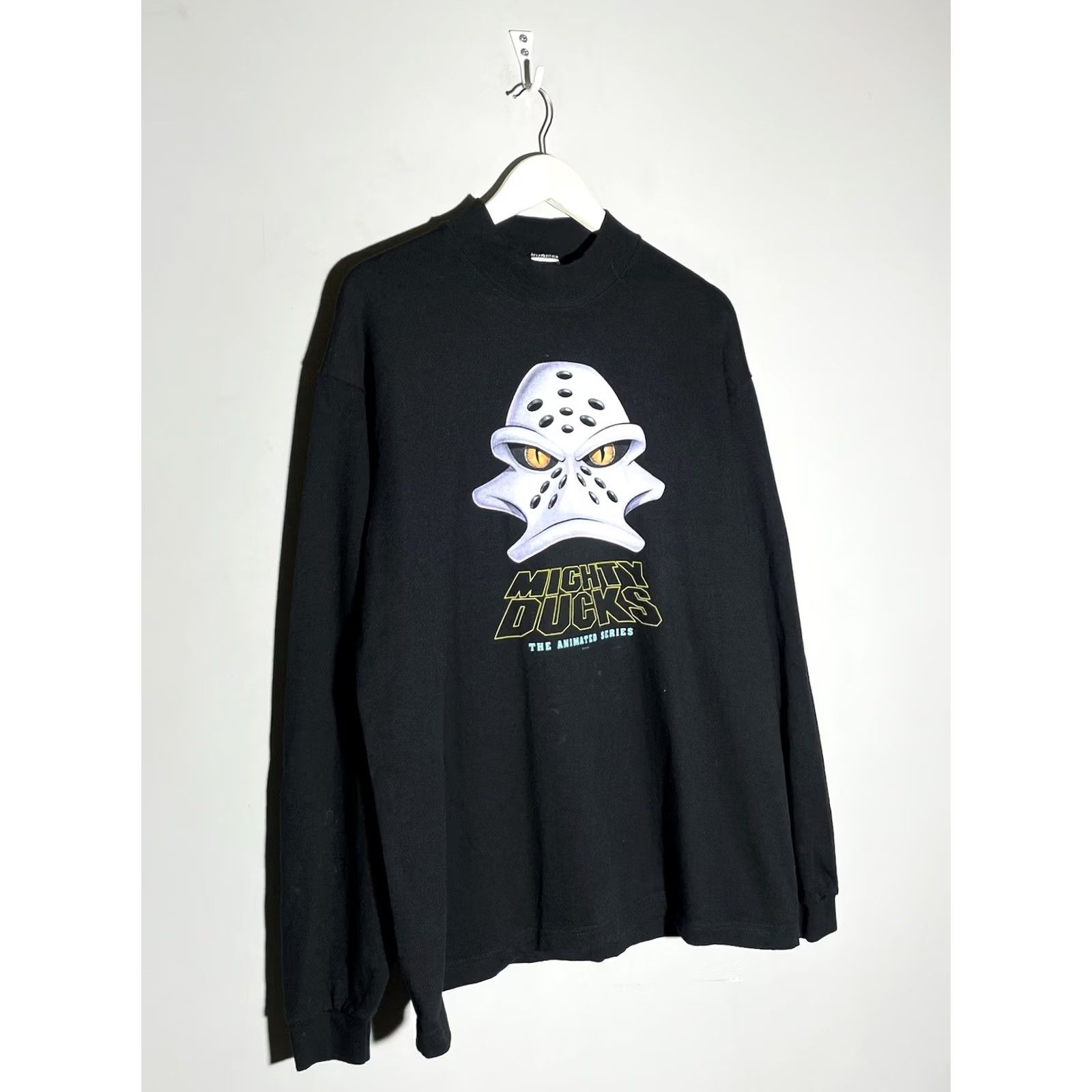 Disney VINTAGE Mighty Ducks Disney Movie Long Sleeve T-Shirt L Black Cotton Size US L / EU 52-54 / 3 - 2 Thumbnail