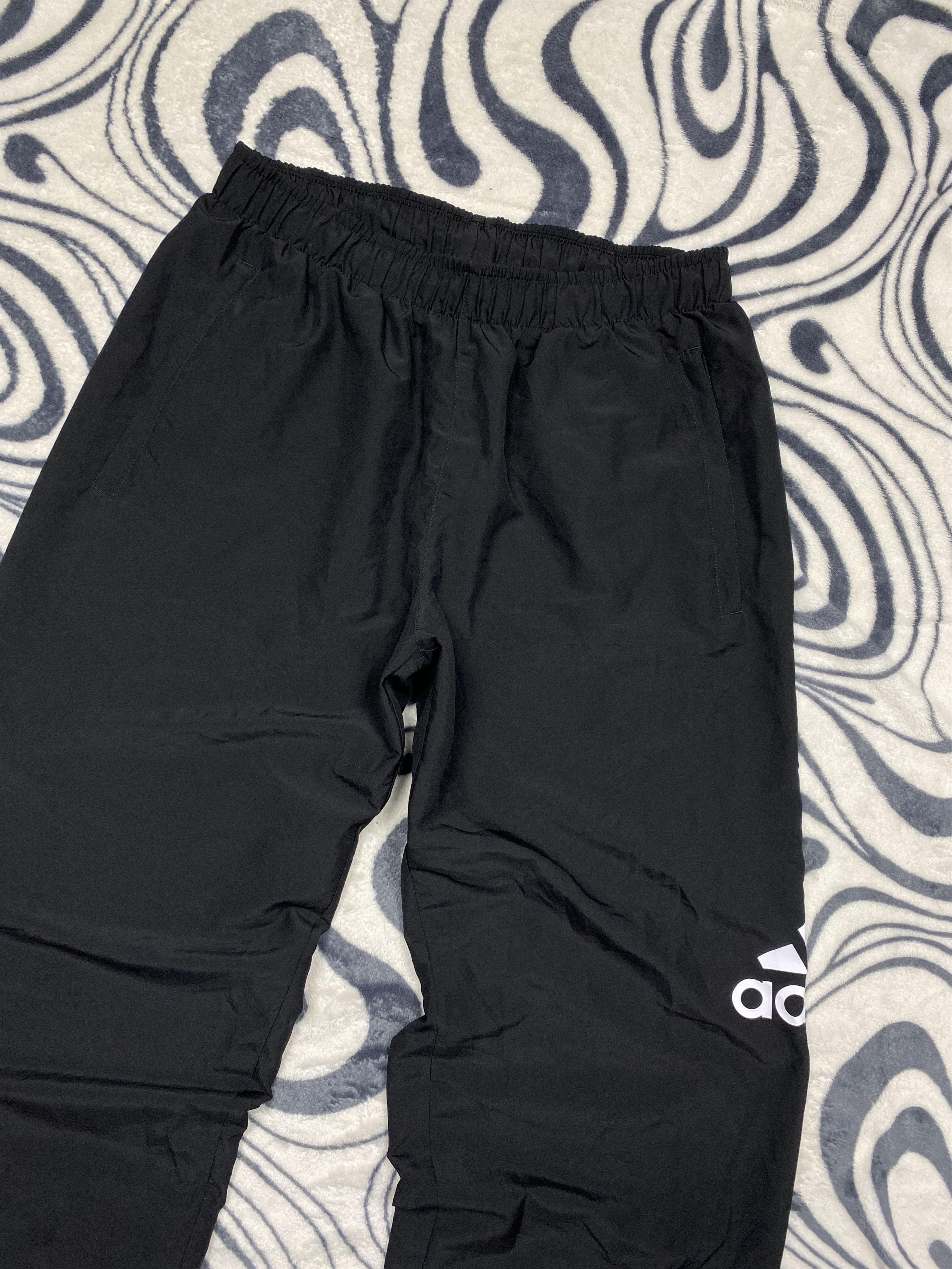 Adidas Adidas Sport Essentials Mens Nylon Baggy Track Pants Size US 34 / EU 50 - 2 Thumbnail