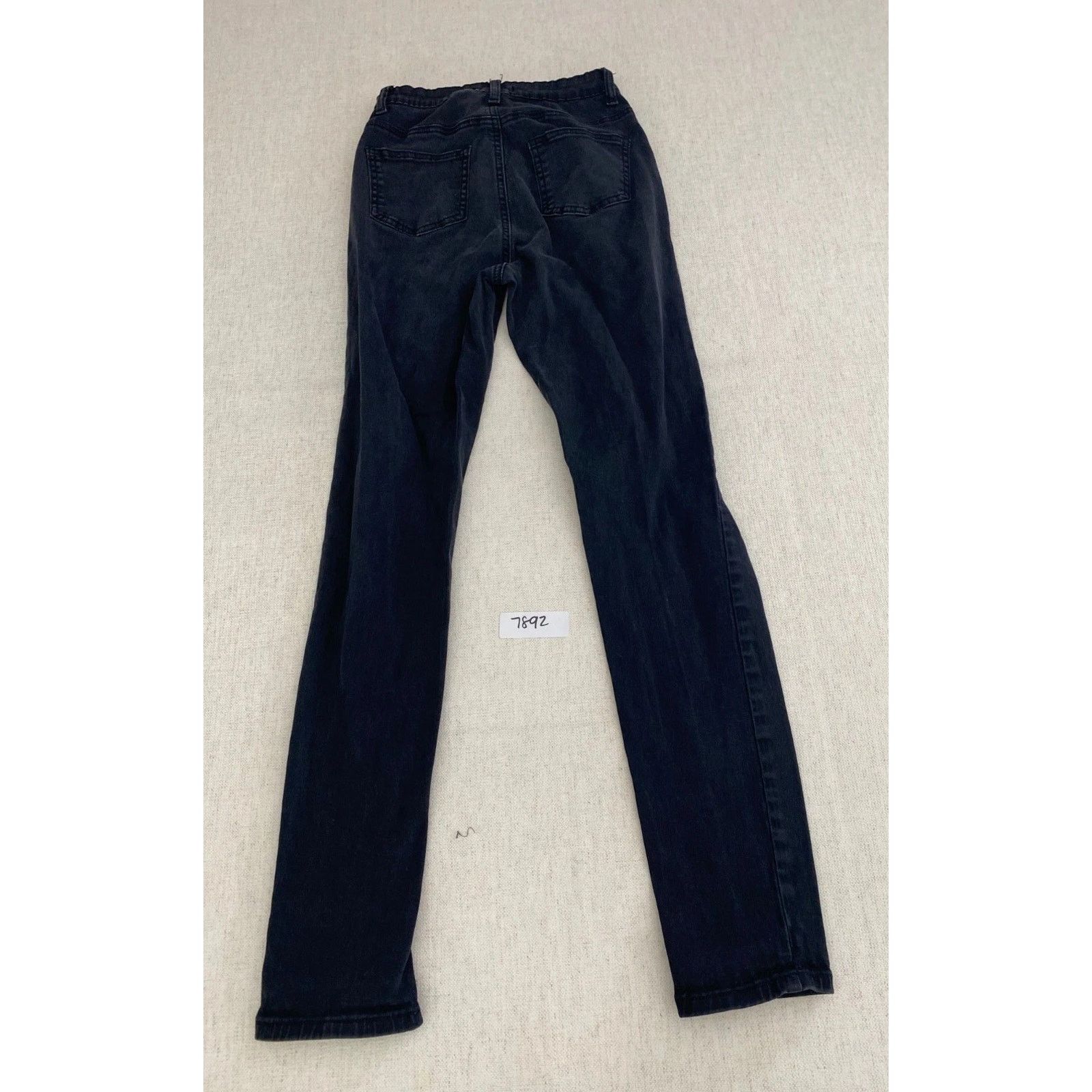 Other AP Blue by Aphrodite Jeans Womens 9 Black Denim Skinny Slim Size 22" - 2 Thumbnail
