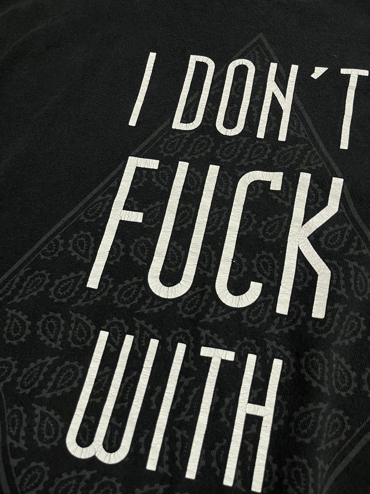 Vintage I Don’t Fuck With You Vintage Humor Adult T-Shirt 90s Size US XL / EU 56 / 4 - 5 Thumbnail