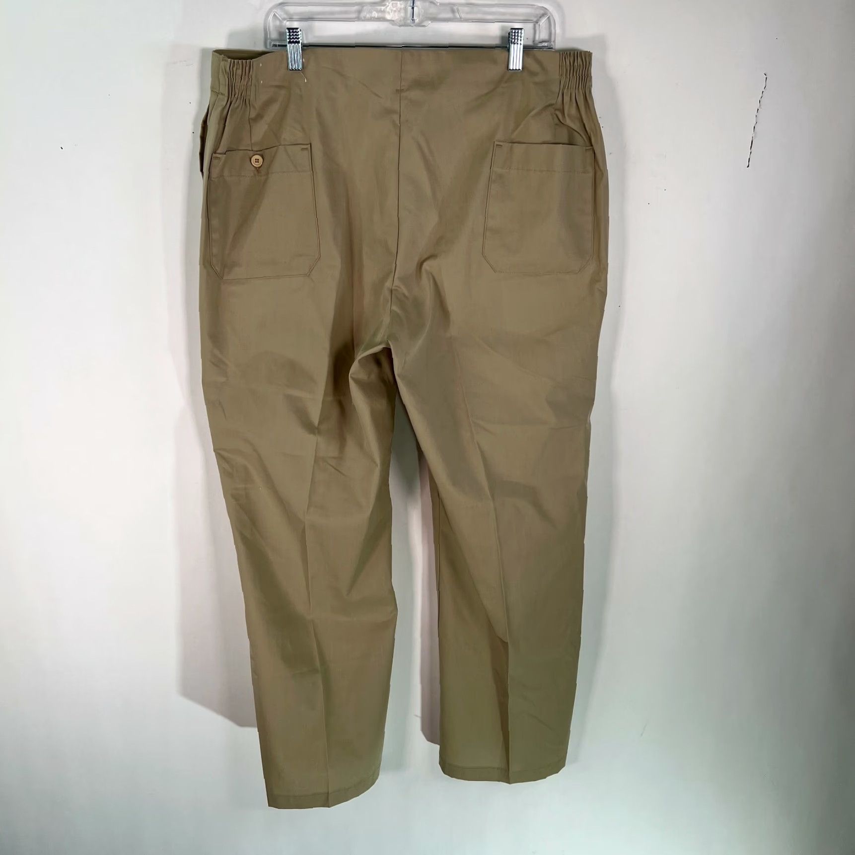 Sears Sears Mens Flat Front Full Fit Mid Rise Straight Khaki Dress Pants Size W42 L28 Size US 40 / EU 56 - 2 Thumbnail