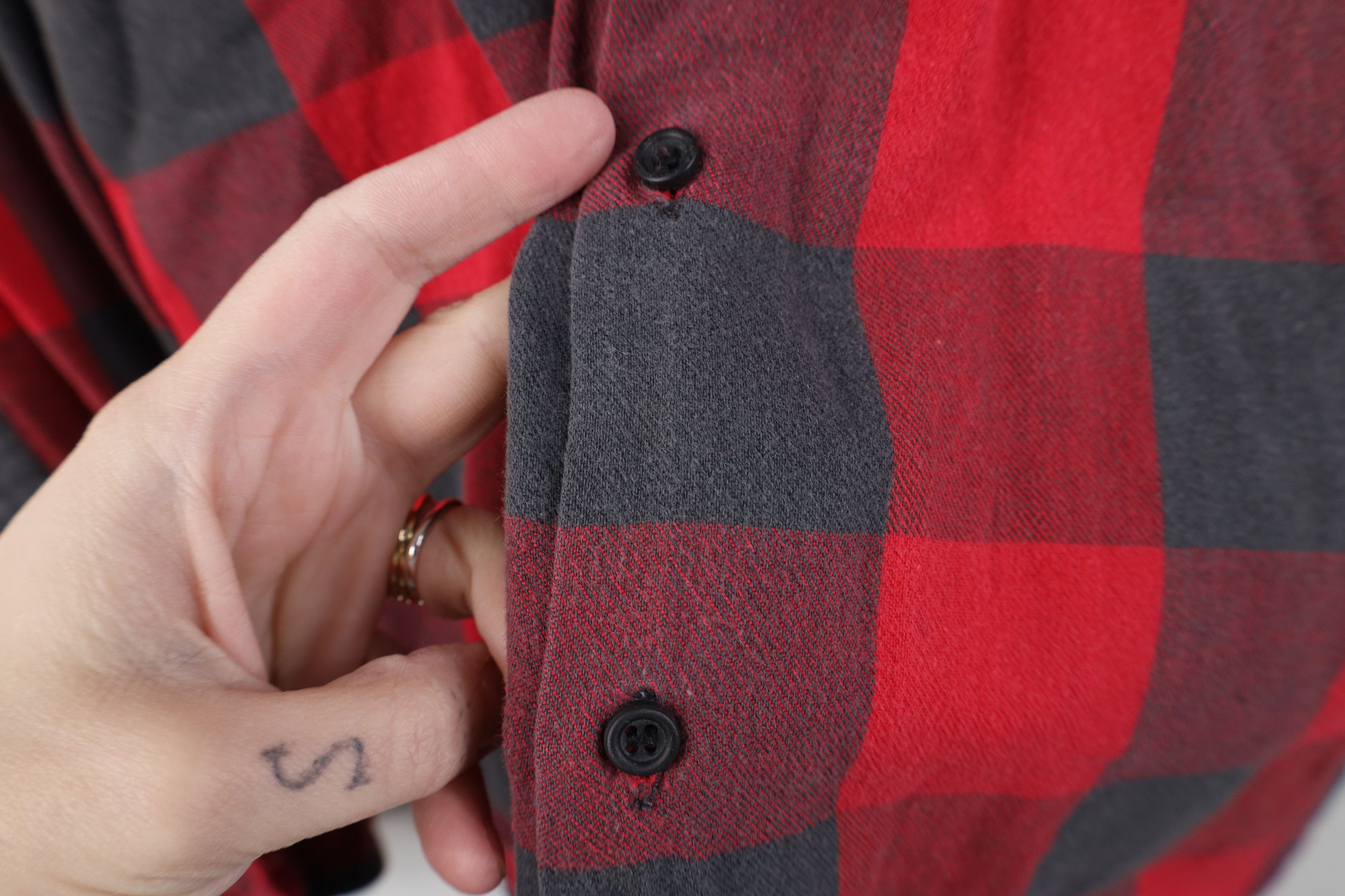 Gap Vintage 90s Gap Lightweight Flannel Button Shirt Plaid Size US S / EU 44-46 / 1 - 6 Thumbnail