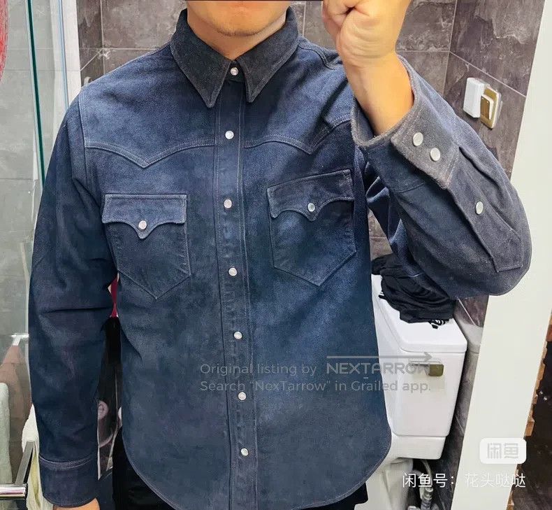RRL Ralph Lauren RRL Ralph Lauren Vintage limited edition blue dyed suede w Size US L / EU 52-54 / 3 - 2 Thumbnail