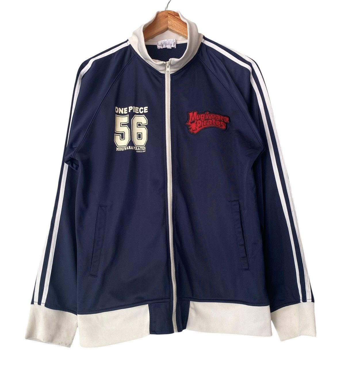 Cartoon Network × One Piece × Vintage Vintage ONE PIECE Windbreaker Zipper Jacket Size US L / EU 52-54 / 3 - 1 Thumbnail
