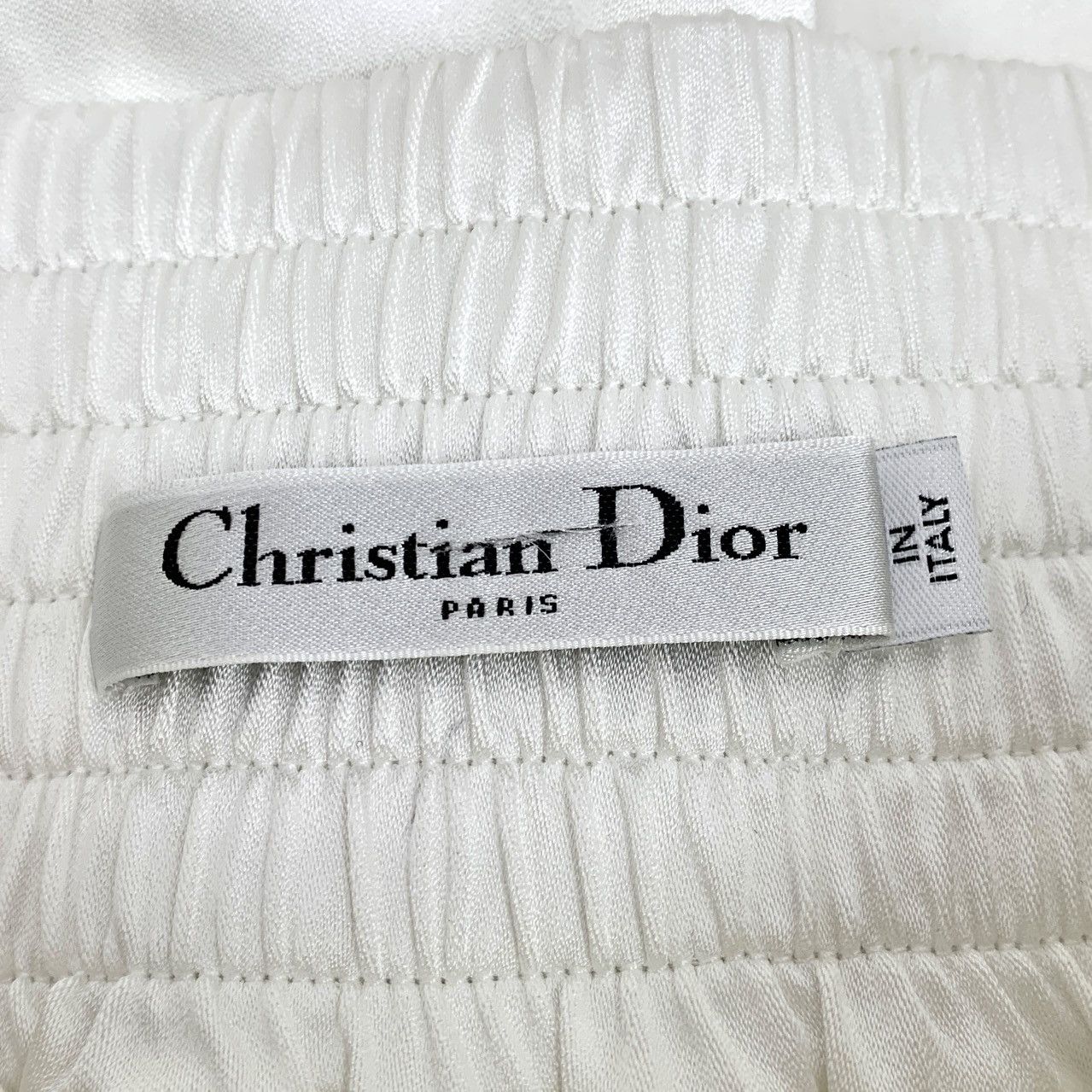 Dior Dior Logo Leather Tag Elastic Waist Casual Shorts K26WX Size 27" / US 4 / IT 40 - 6 Thumbnail