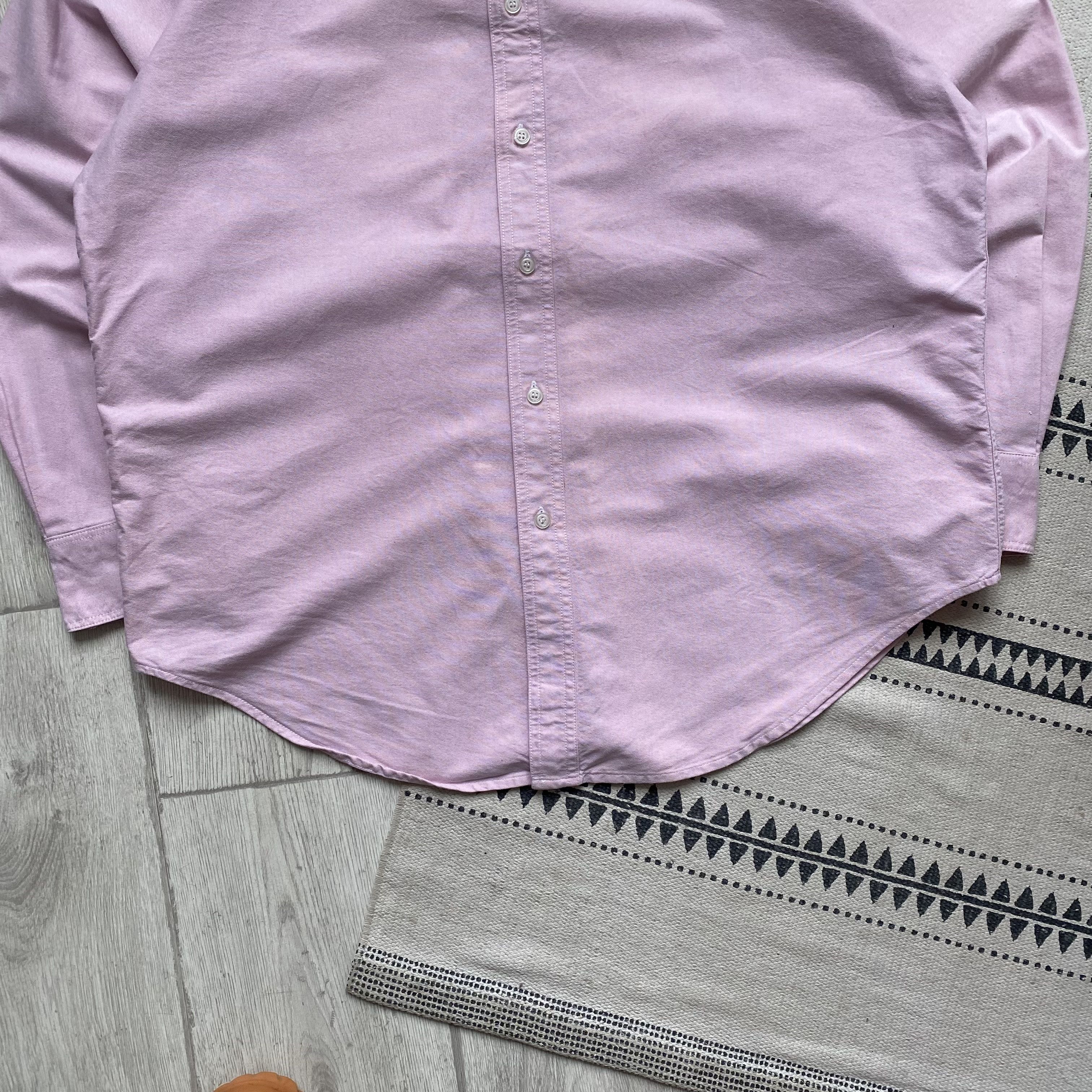 Chaps Ralph Lauren 👔 Vintage 80s Chaps Ralph Lauren Shirt Oxford oldmoney Size US L / EU 52-54 / 3 - 3 Thumbnail