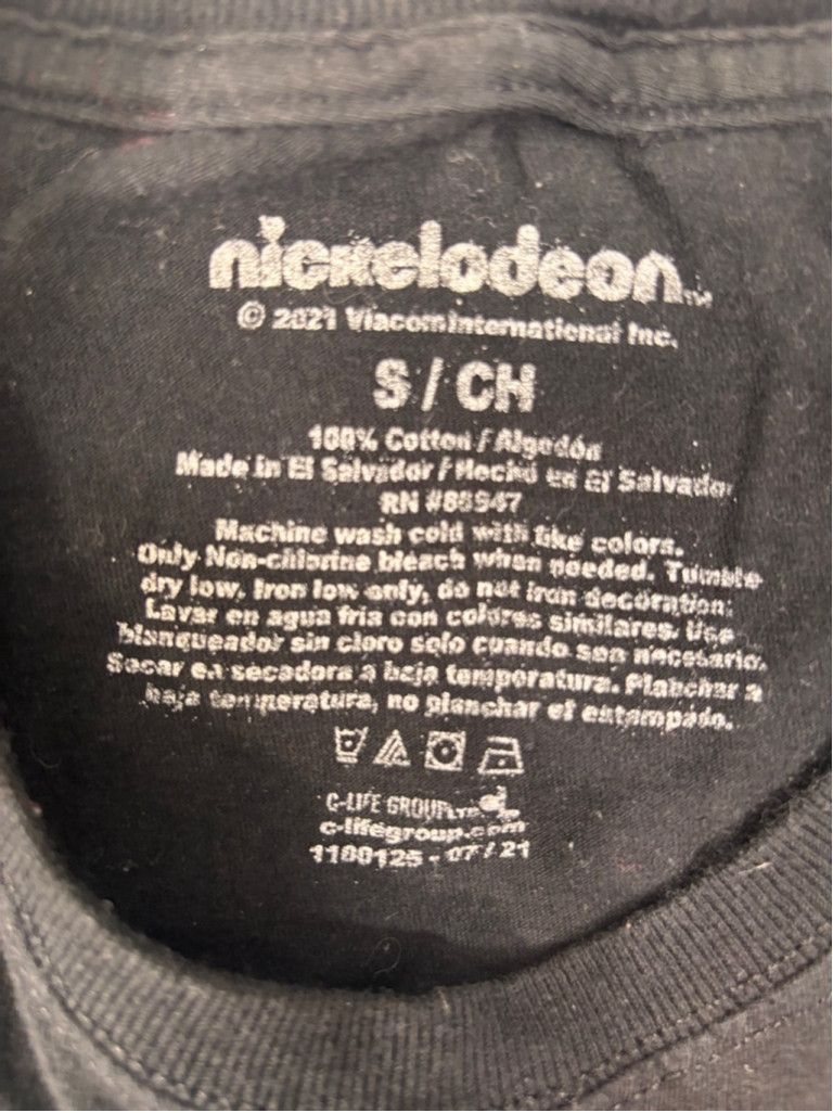 Nickelodeon Men's Nickelodeon Spongebob T-Shirt, Size S Black Multicolor Size US S / EU 44-46 / 1 - 7 Thumbnail
