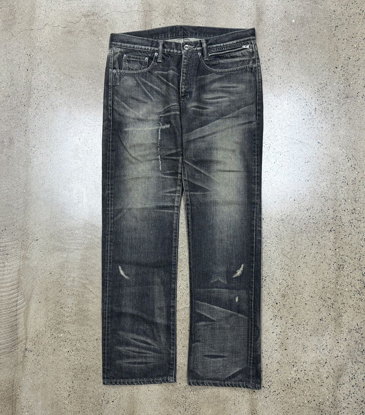 Neighborhood Neighborhood NBHD 06ex Savage Denim，Medium Straight size L Size US 34 / EU 50 - 11 Thumbnail