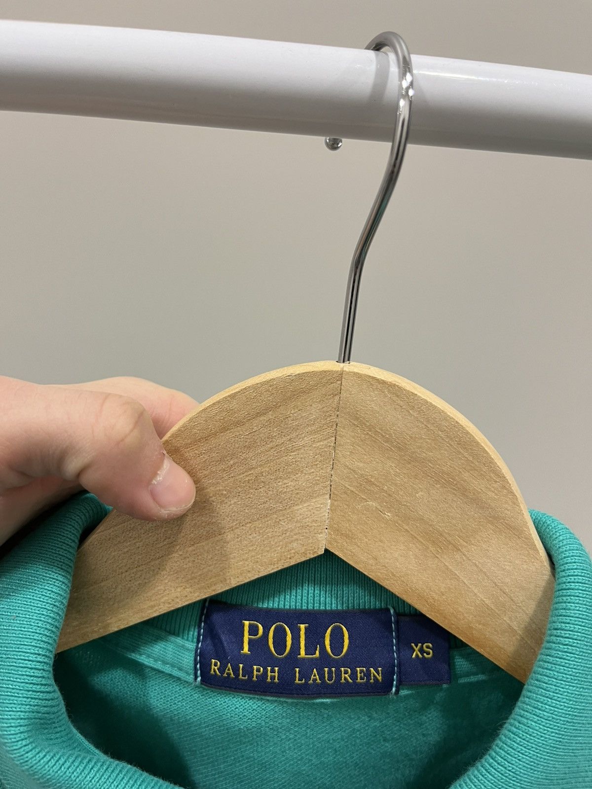 Polo Ralph Lauren 90S Vintage Polo Ralph Lauren Green Rugby Shirt Size US XS / EU 42 / 0 - 4 Thumbnail