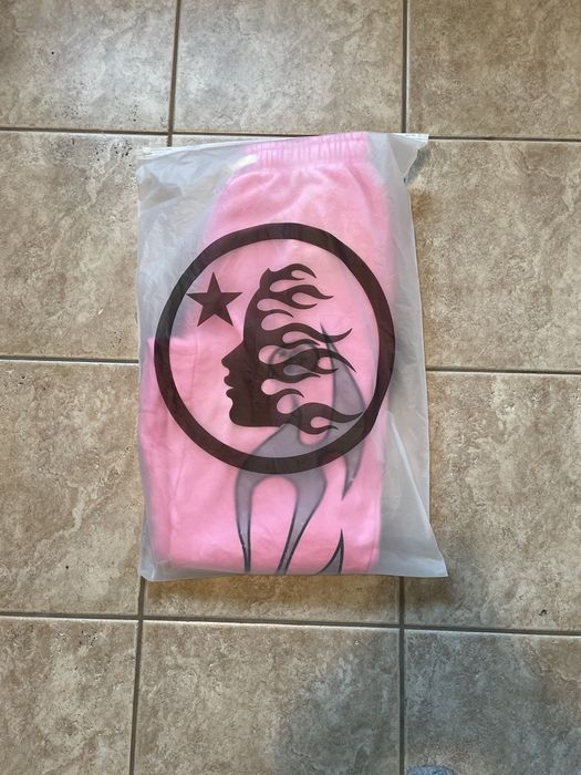 Hellstar Flame Sweatpants Pink