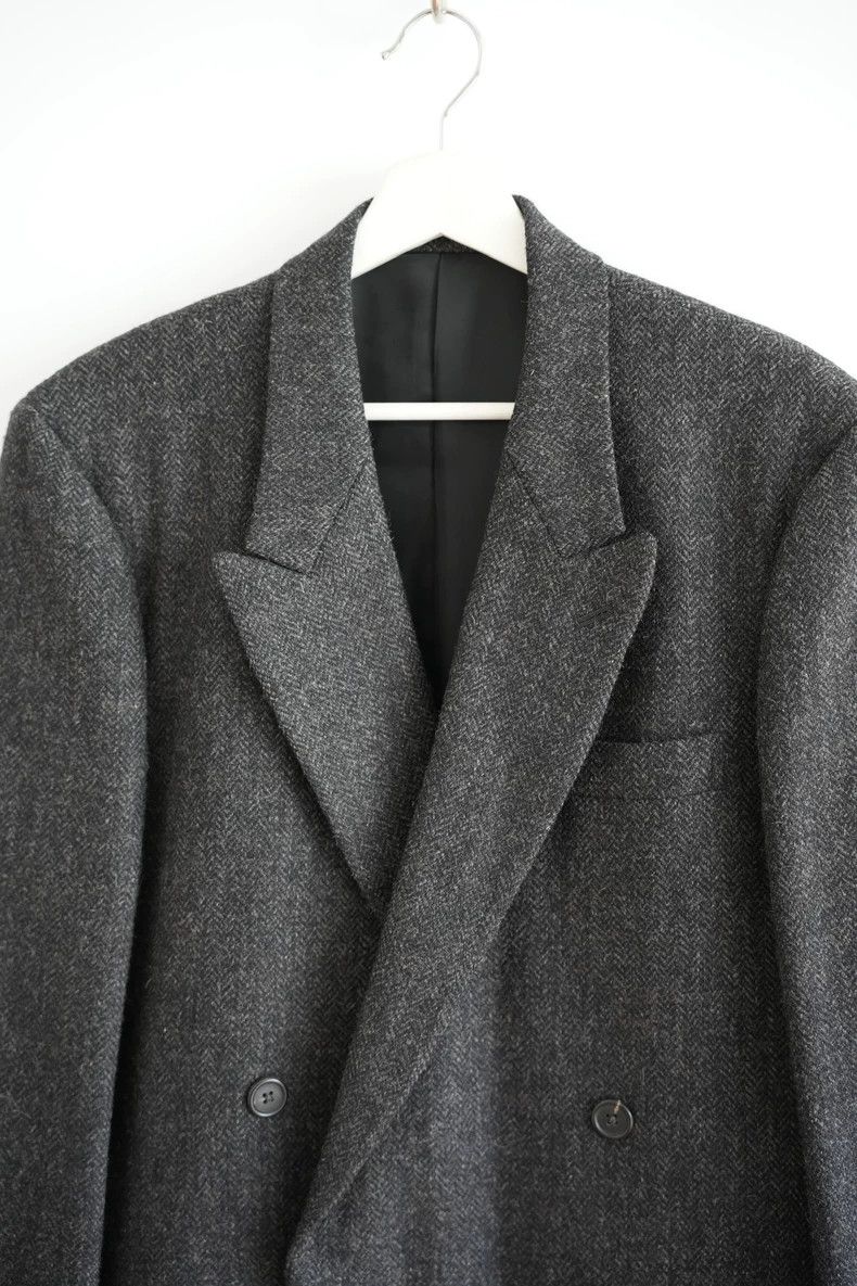 Yohji Yamamoto Yohji Yamamoto size m 80s Camelot fishbone suit 2502-Nexta Size 36R - 3 Thumbnail