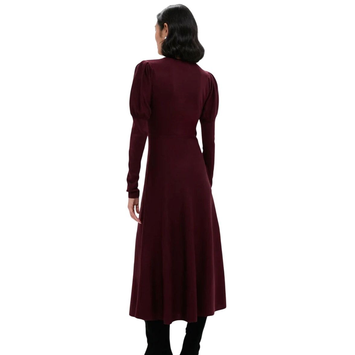 red dress with buttons Vintage Ditsy Floral Lapel Button Tea Dress | Shirt Dress