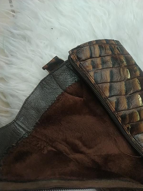 Other Croco Brown Western Boots US sz 6 Size US 6 / IT 36 - 3 Thumbnail