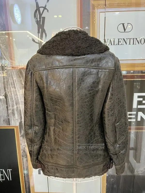 Burberry Burberry Brown Leather Zippered Winter Coat M. Size M / US 6-8 / IT 42-44 - 2 Thumbnail