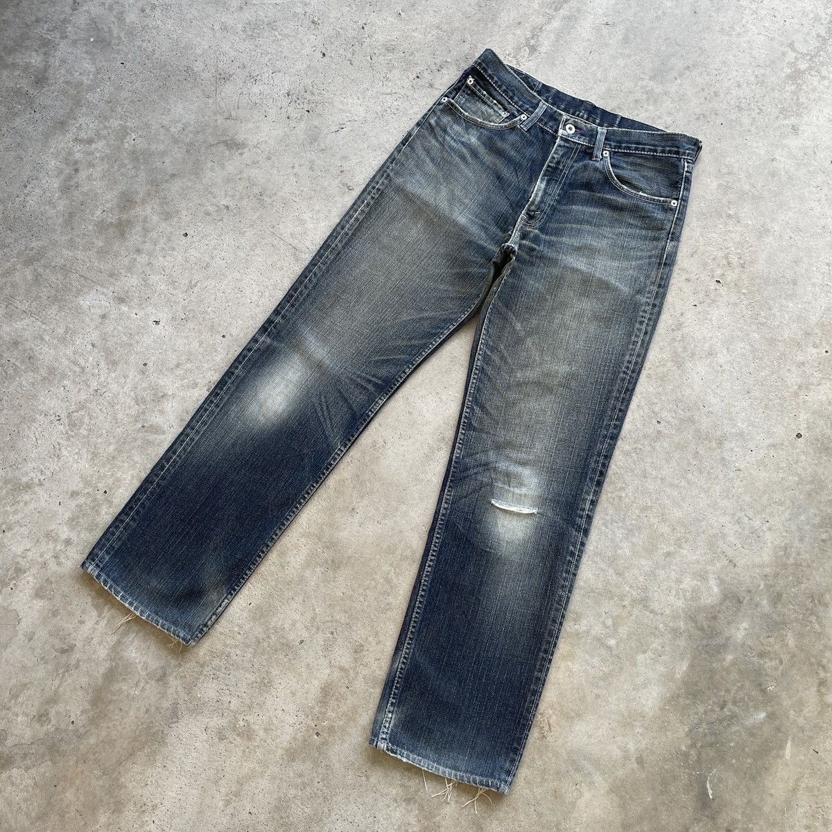 Jean × Levi's × Vintage Vintage Levi’s Faded Jeans Pants Denim W32x31.5 Size US 32 / EU 48 - 2 Thumbnail