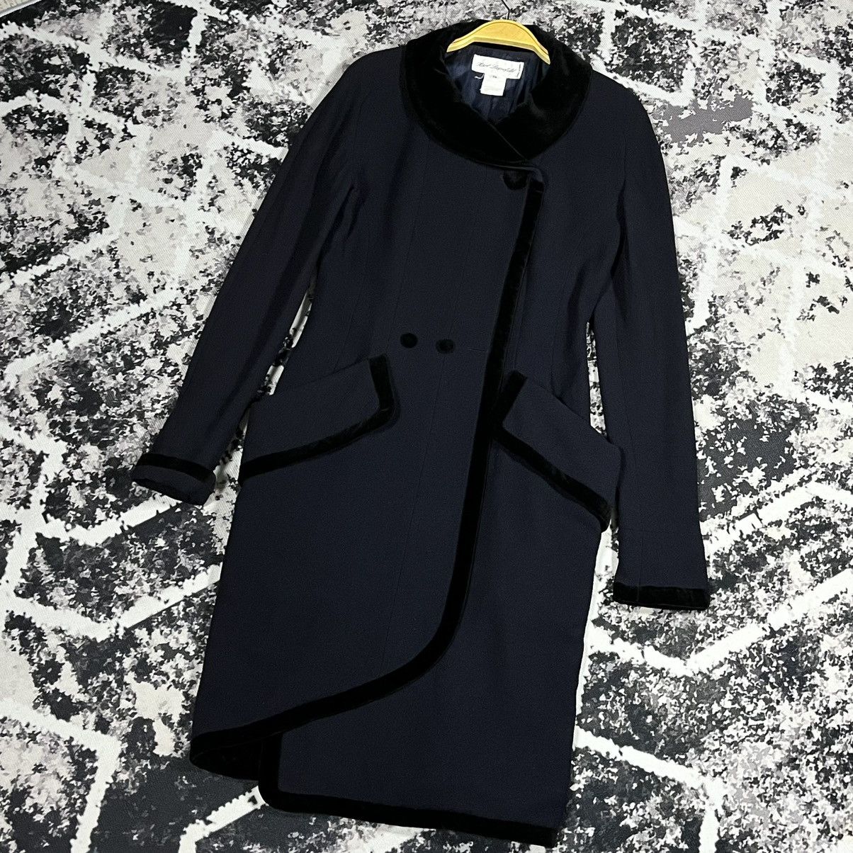 Karl Lagerfeld Karl Lagerfeld vintage long jacket Size S / US 4 / IT 40 - 1 Thumbnail