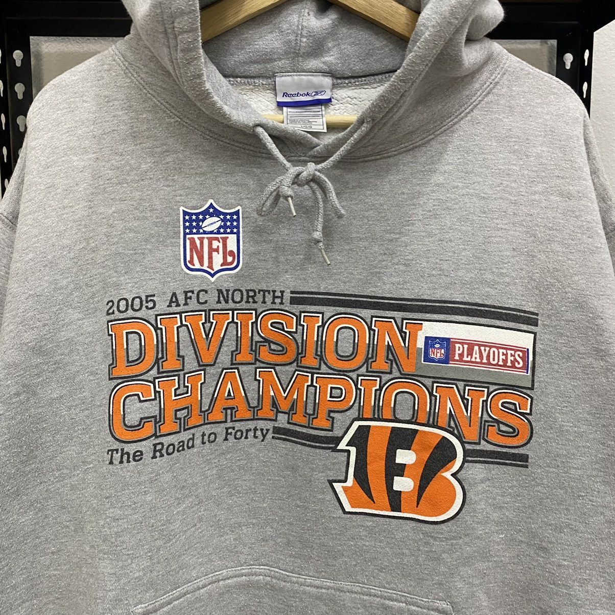 NFL × Reebok × Vintage Vintage Reebok NFL AFC North Division Hoodie❗️ Size US XL / EU 56 / 4 - 4 Thumbnail
