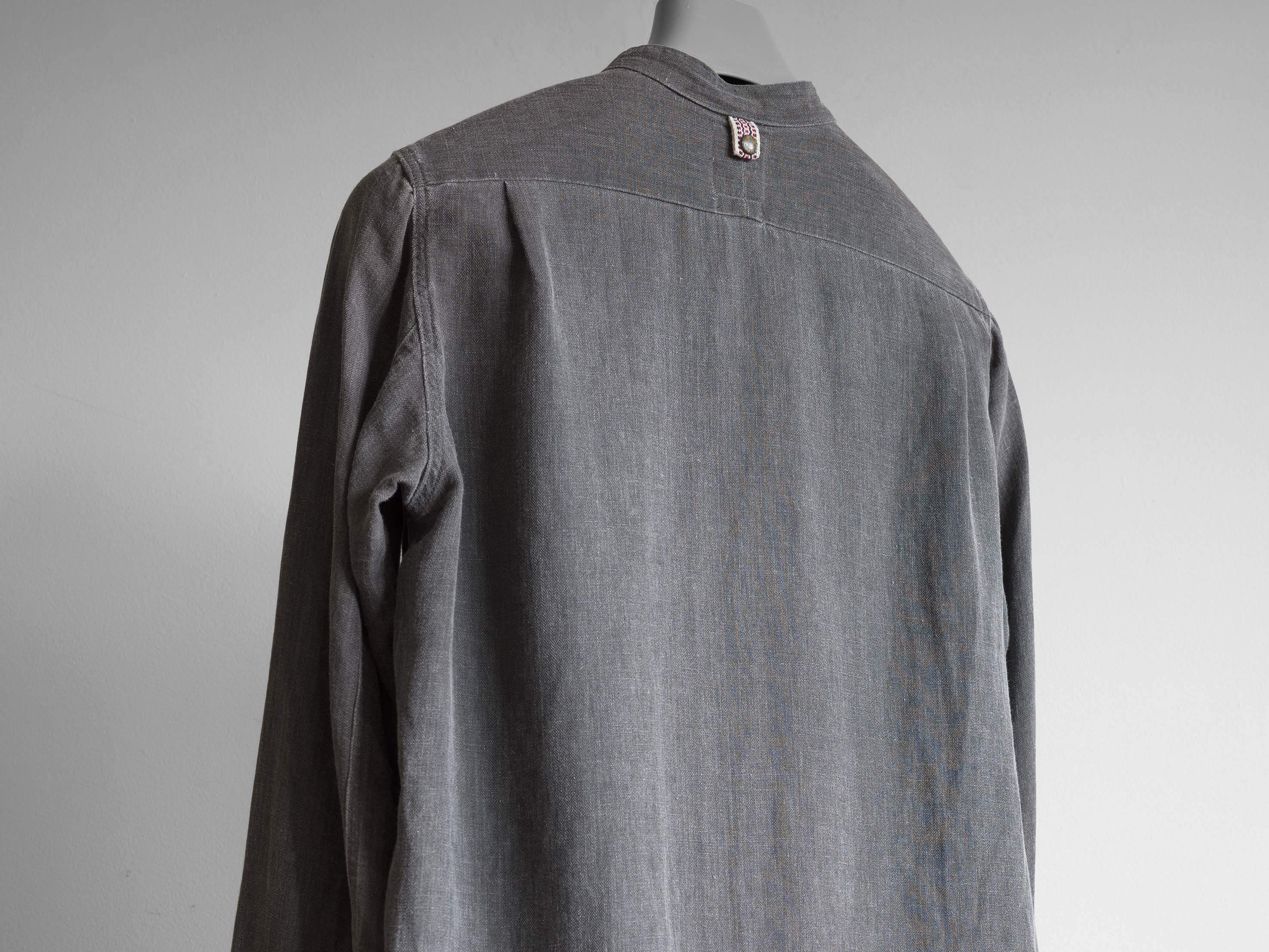 Visvim SS2014 VISVIM LONG RIDER SHIRT HERRINGBONE LINEN Size US M / EU 48-50 / 2 - 8 Thumbnail