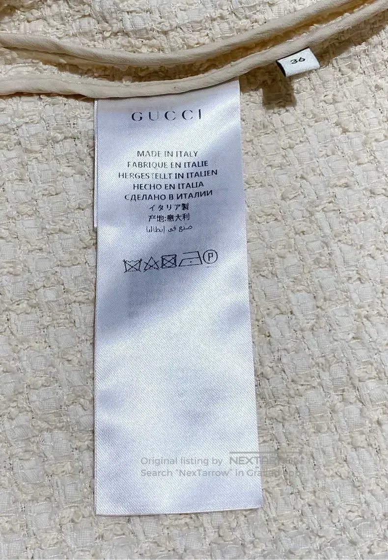 Gucci Gucci Apricot-coloured striped cardigan coat Size XS / US 0-2 / IT 36-38 - 6 Thumbnail