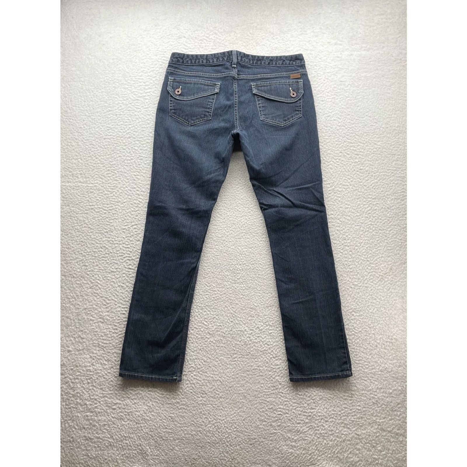 Carhartt Carhartt Jeans Womens 33x32 Modern Fit Dark Wash Blue 5-Pocket Denim Jeans Slim Straight Mens? Size 24" / US 00 / IT 34 - 5 Thumbnail