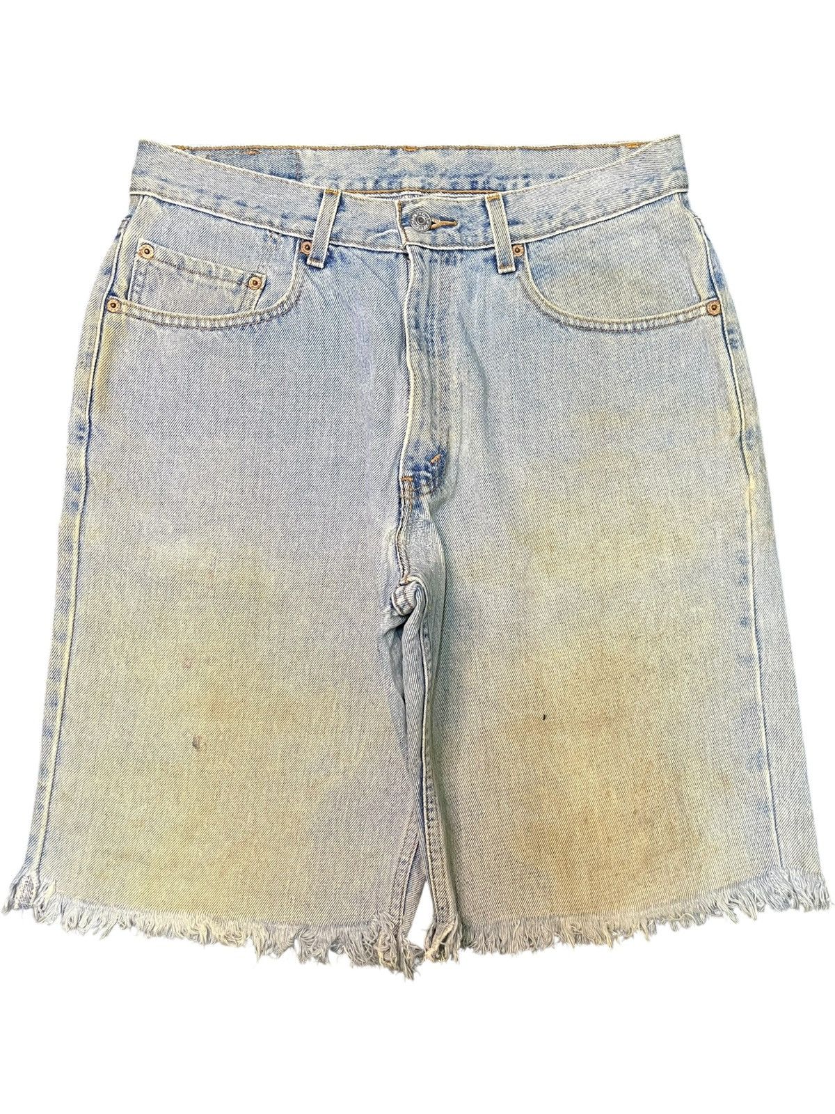Vintage 90s Levis 550 Mud Wash Skate Jean Shorts