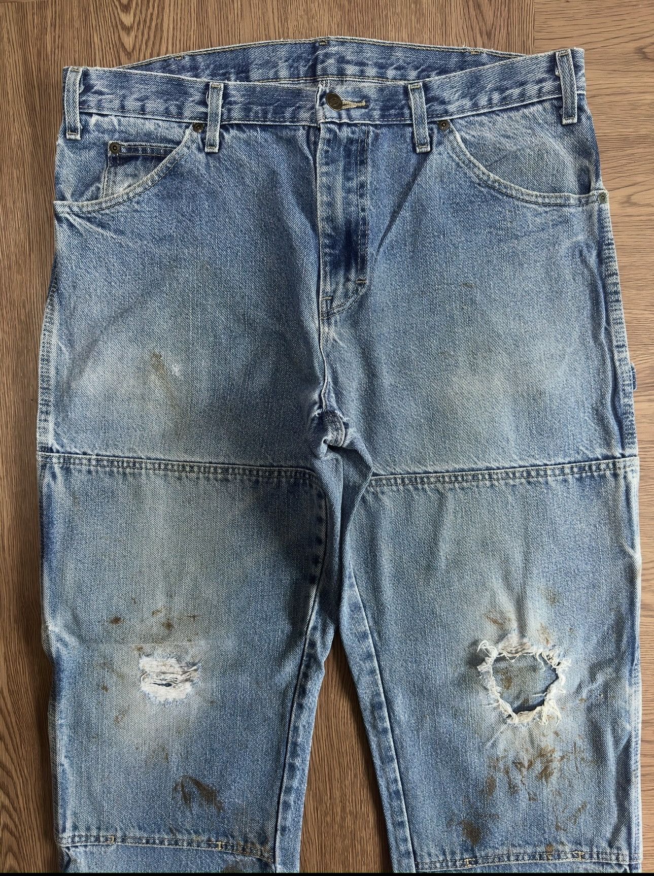 Dickies Vintage Distressed Dickies Carpenter Double Knee Size US 36 / EU 52 - 5 Thumbnail