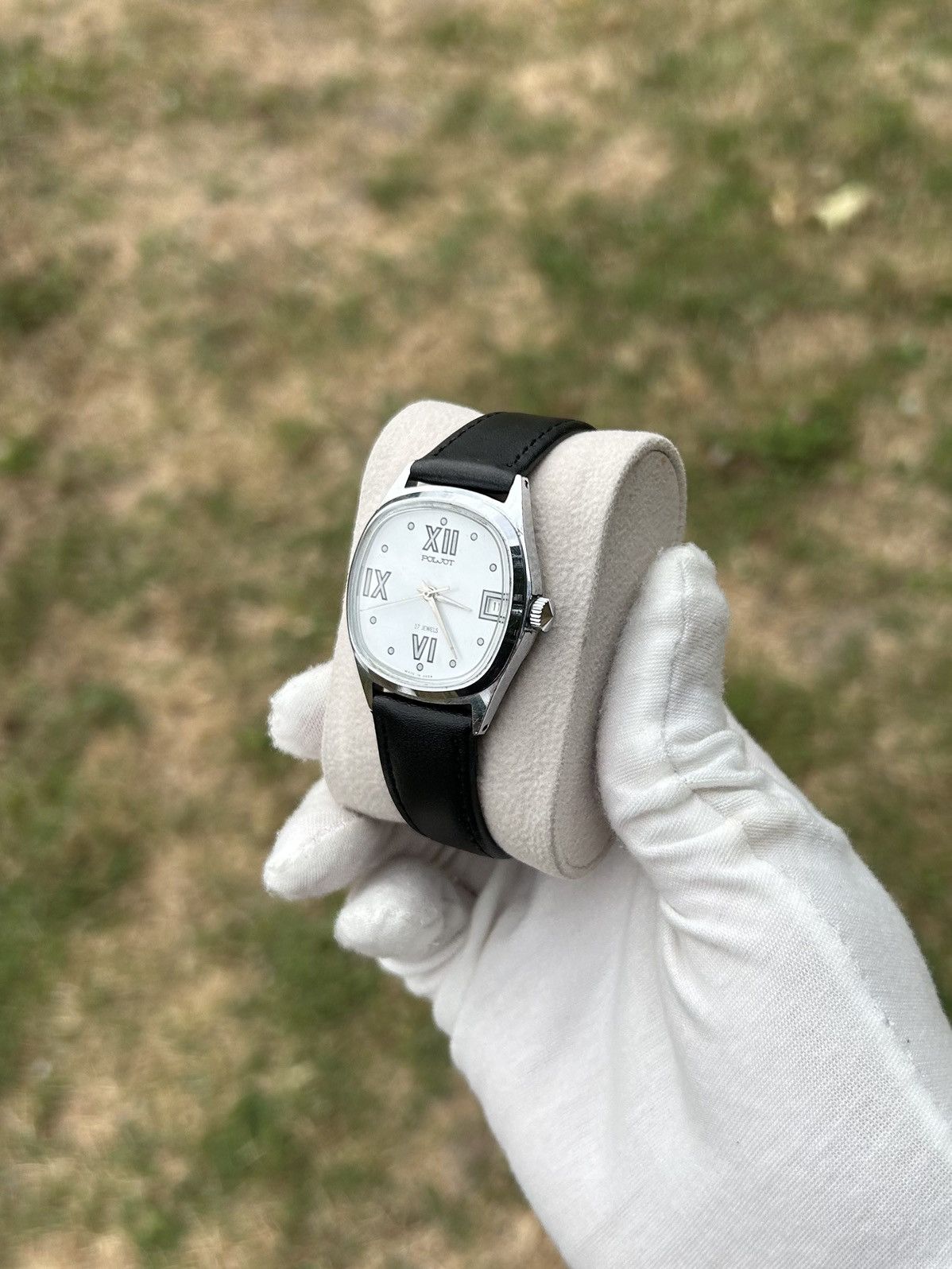 Vintage Vintage Watch Poljot Small USSR Soviet Mechanical 1980s Size ONE SIZE - 11 Thumbnail