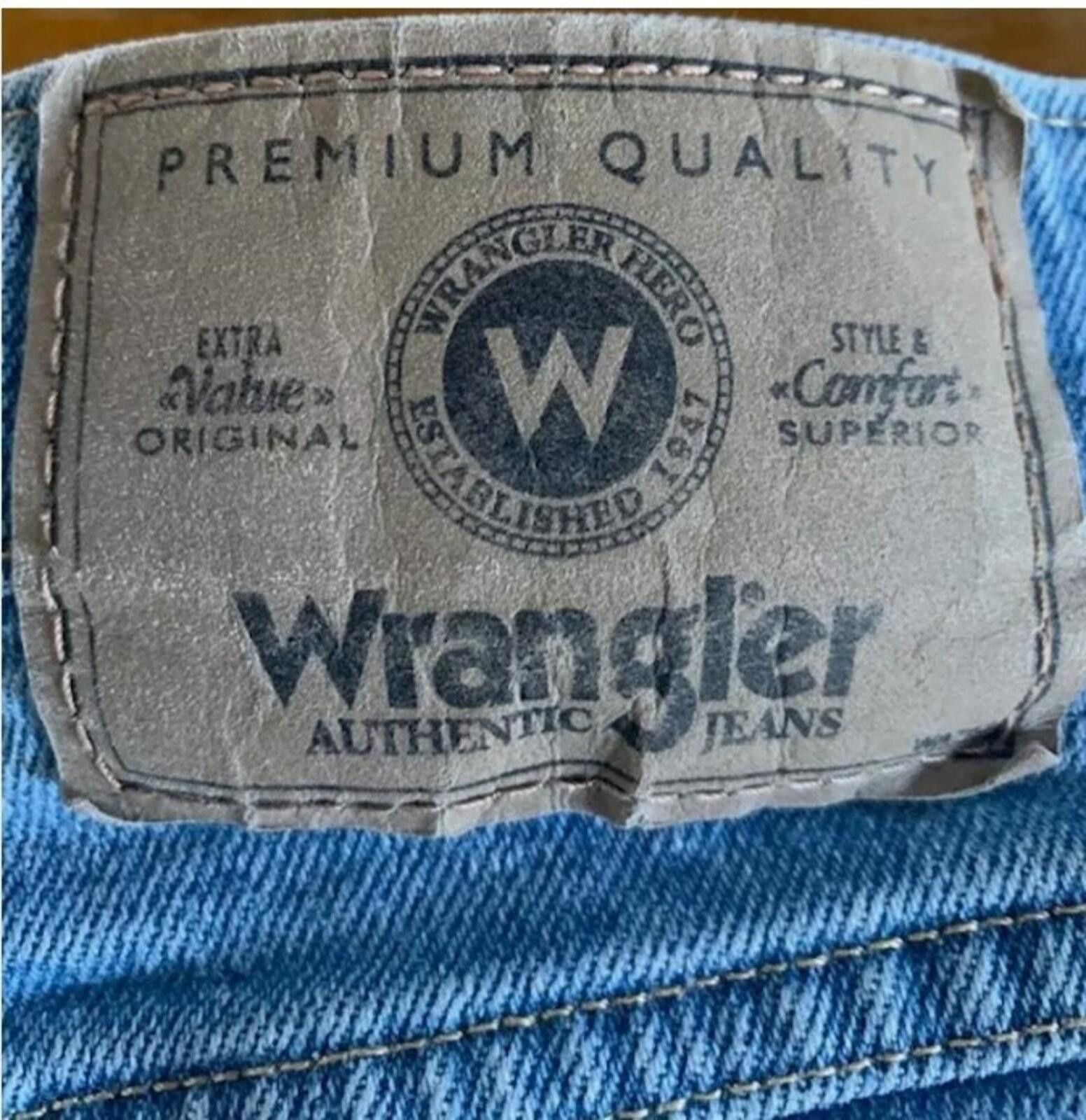 Wrangler Men's Wrangler Jeans 42 x 30in Length Regular Fit Size US 42 / EU 58 - 3 Thumbnail