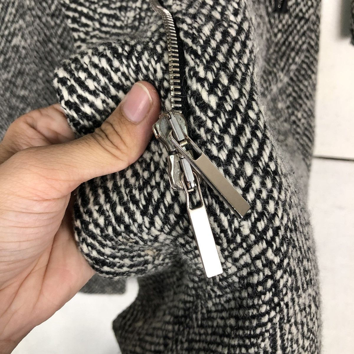 Vintage 🔥VINTAGE LONG JACKET WOOL SPORTMAX ITALY MINK FUR COLLAR Size M / US 6-8 / IT 42-44 - 19 Thumbnail