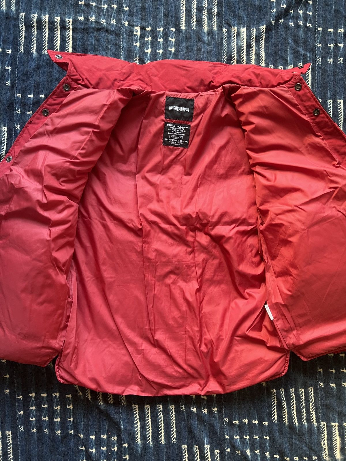 Neighborhood Neighborhood Moto Riders Down Puffer Jacket 08AW Size US M / EU 48-50 / 2 - 10 Thumbnail