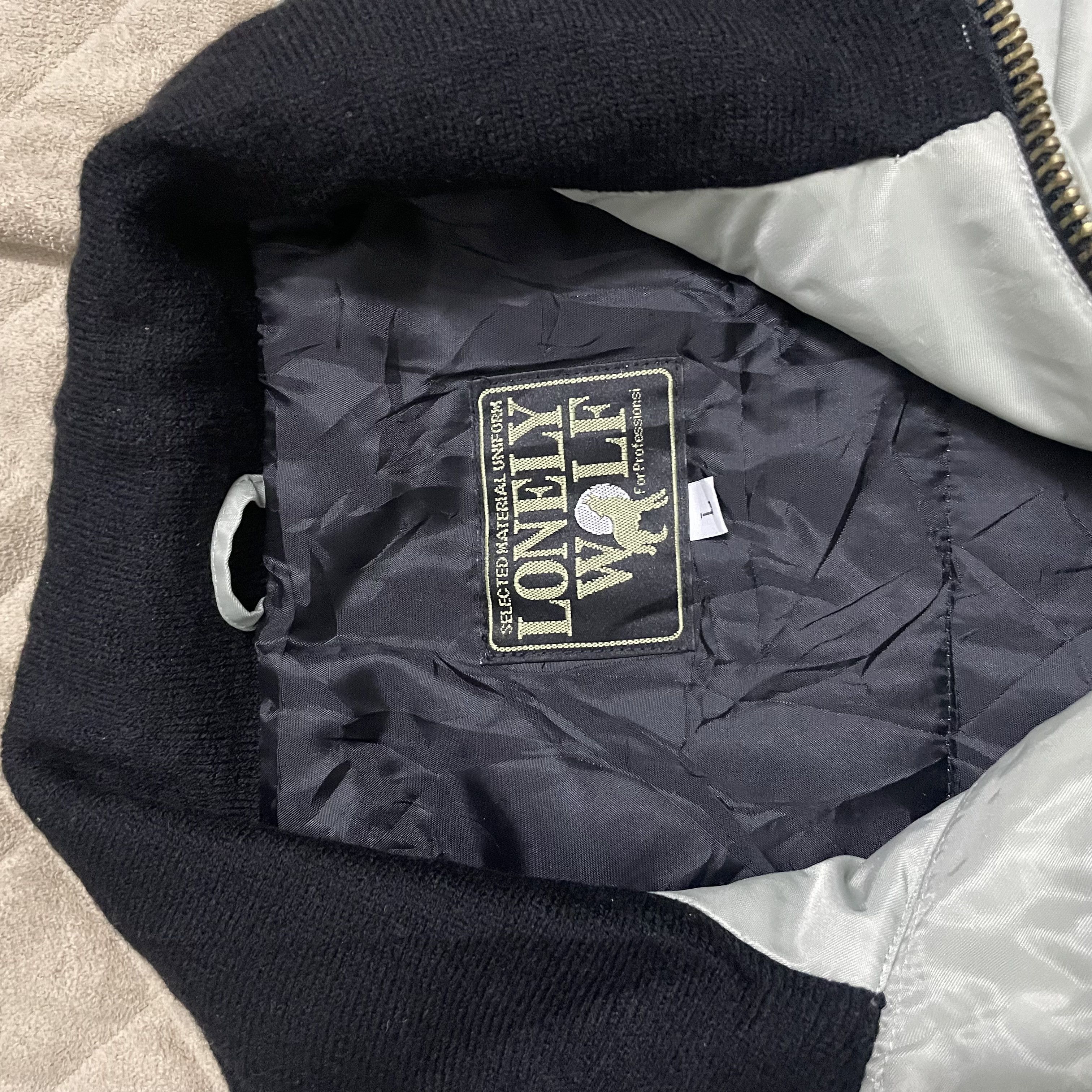 Kansai Yamamoto Lonely Wolf Flight bomber jacket Size US L / EU 52-54 / 3 - 8 Thumbnail
