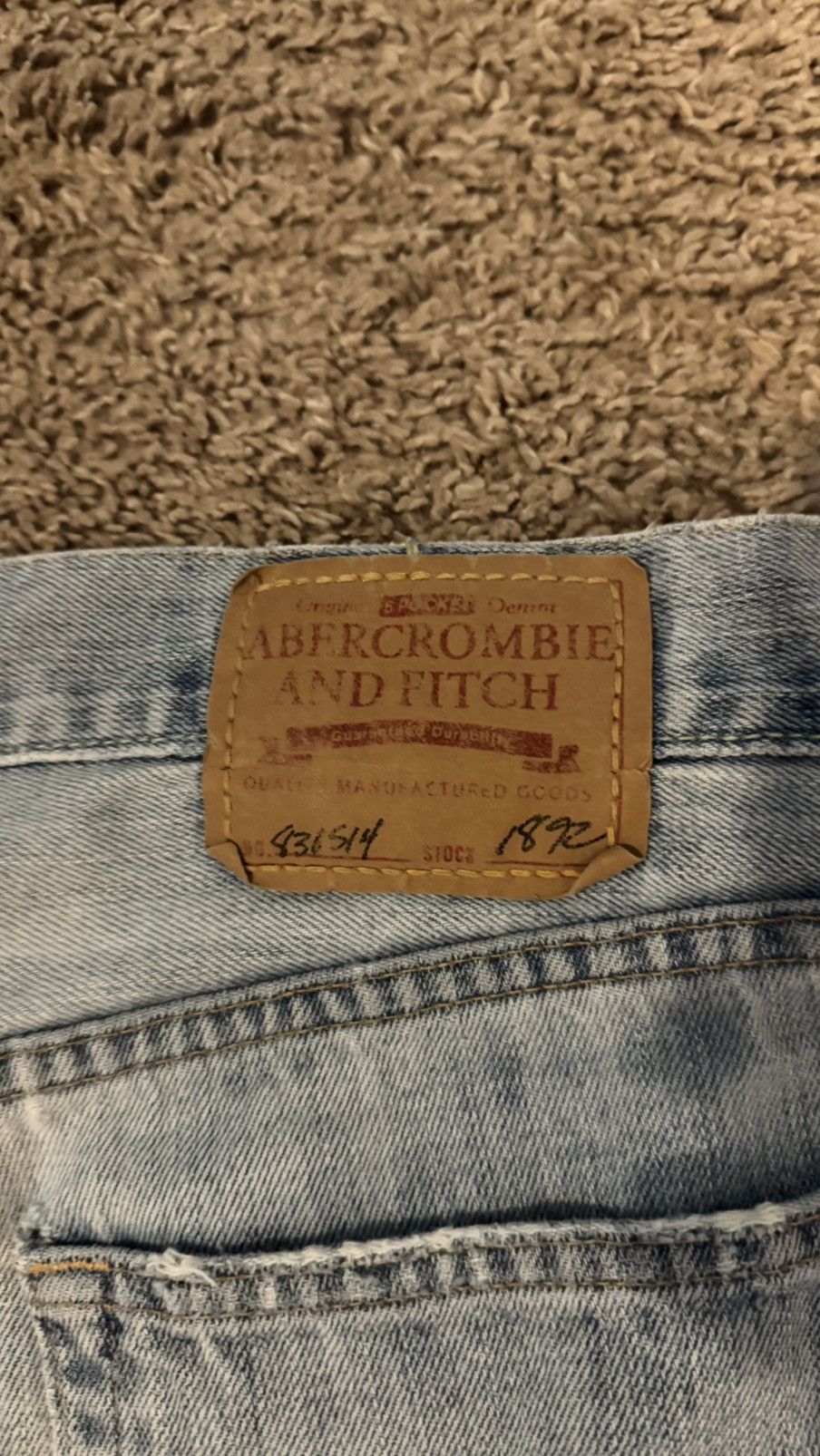 Abercrombie & Fitch Abercrombie and fitch original 5 pocket denim Size US 32 / EU 48 - 7 Thumbnail